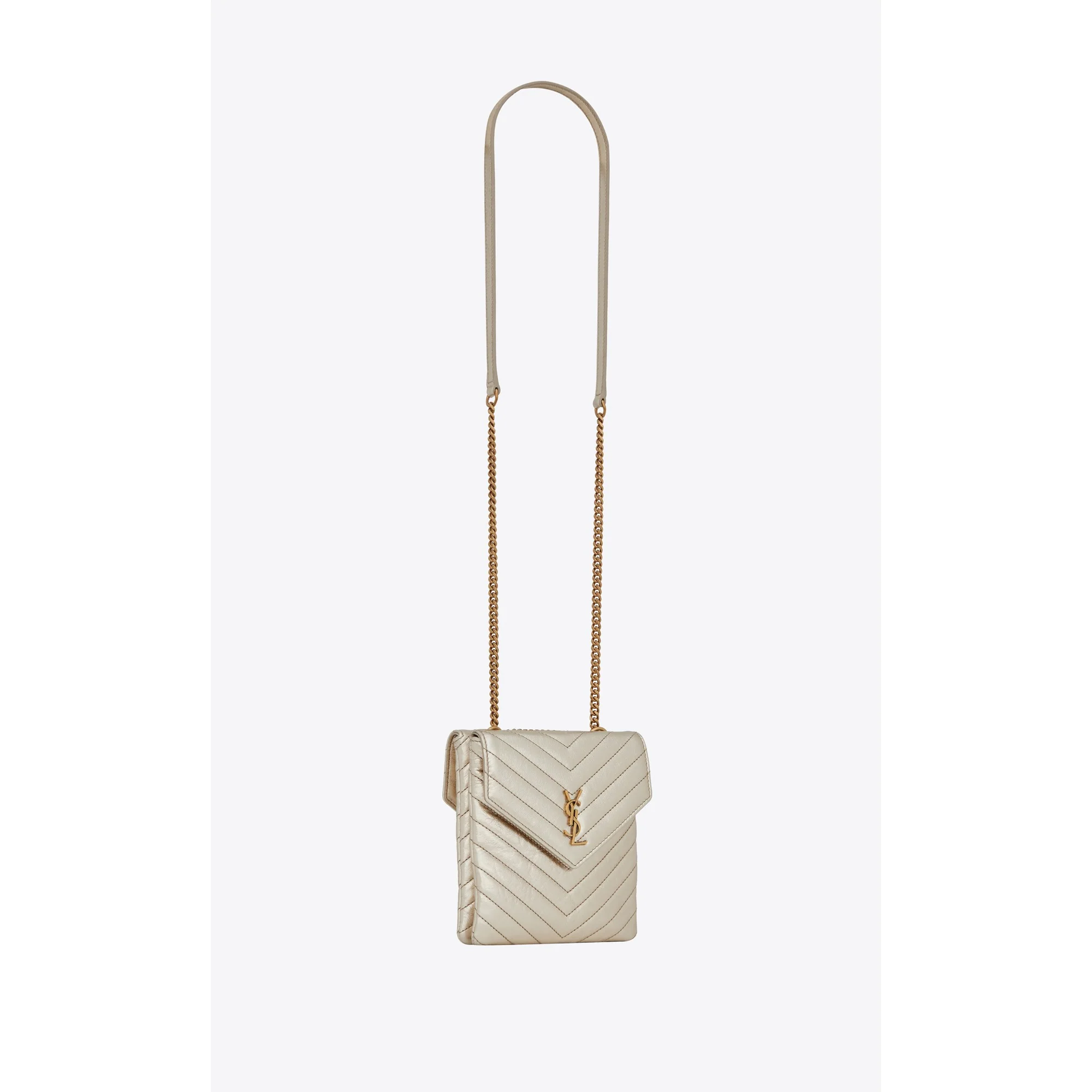 Double Flap Bag - Platino - Image 5