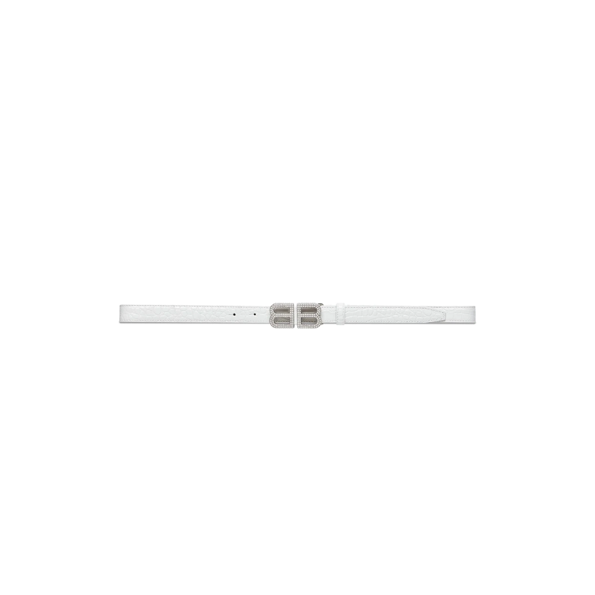 BB Hourglass Thin Belt 20 - Optic White 20