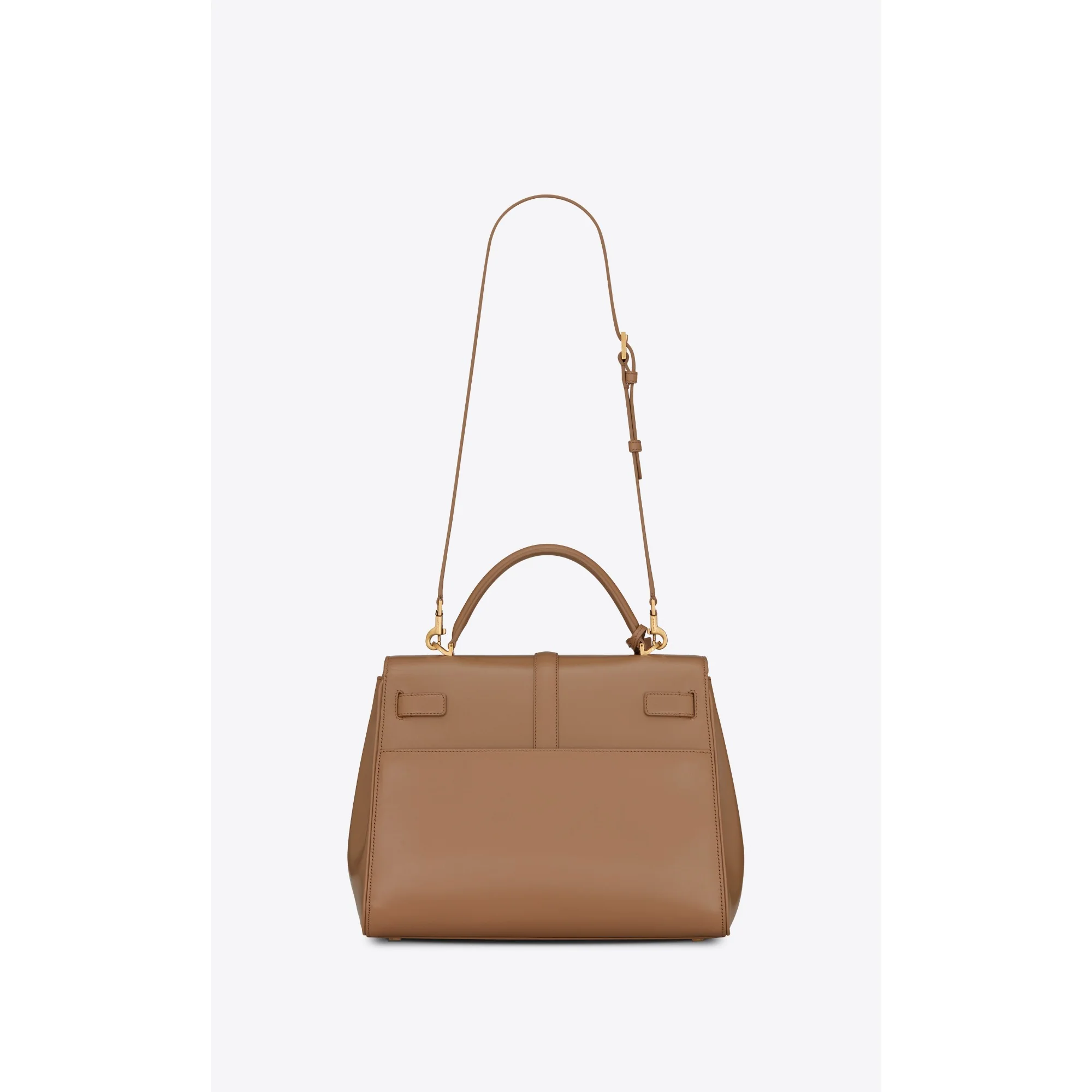 Medium Le Fermoir Top Handle - Natural Tan - Image 2