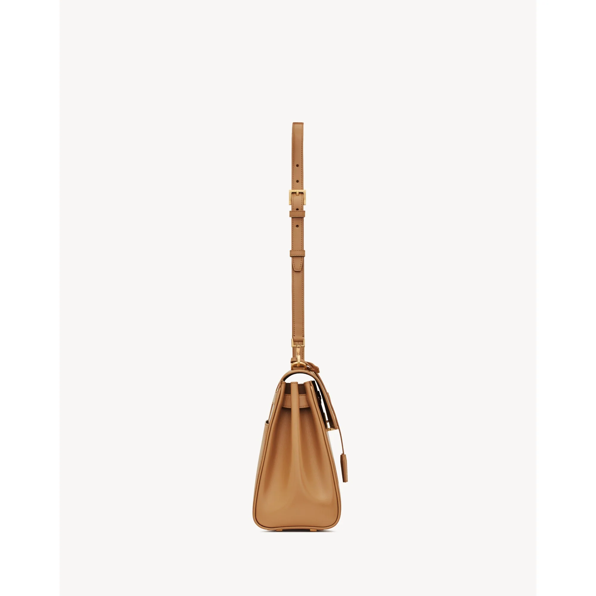 Medium Le Fermoir Top Handle - Natural Tan - Image 3