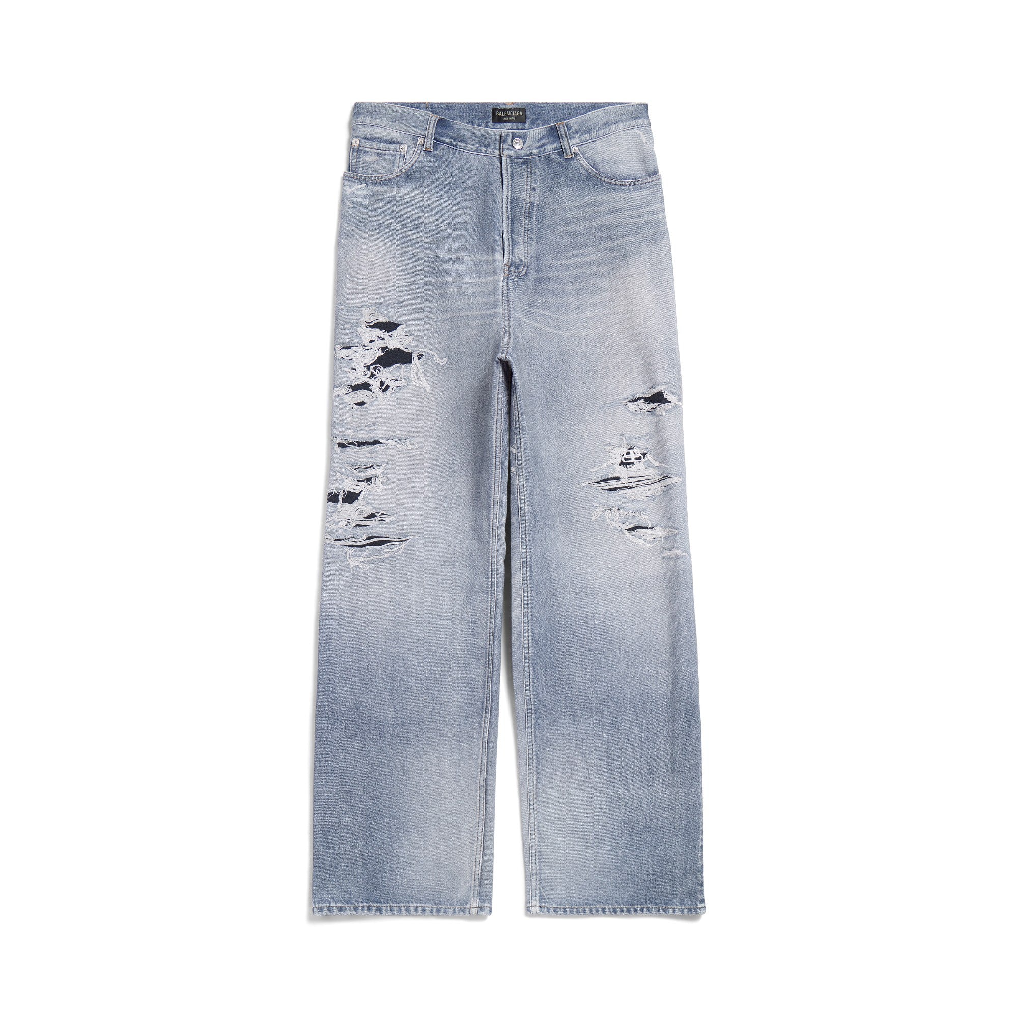 Trompe L'Oeil Pants - Blue