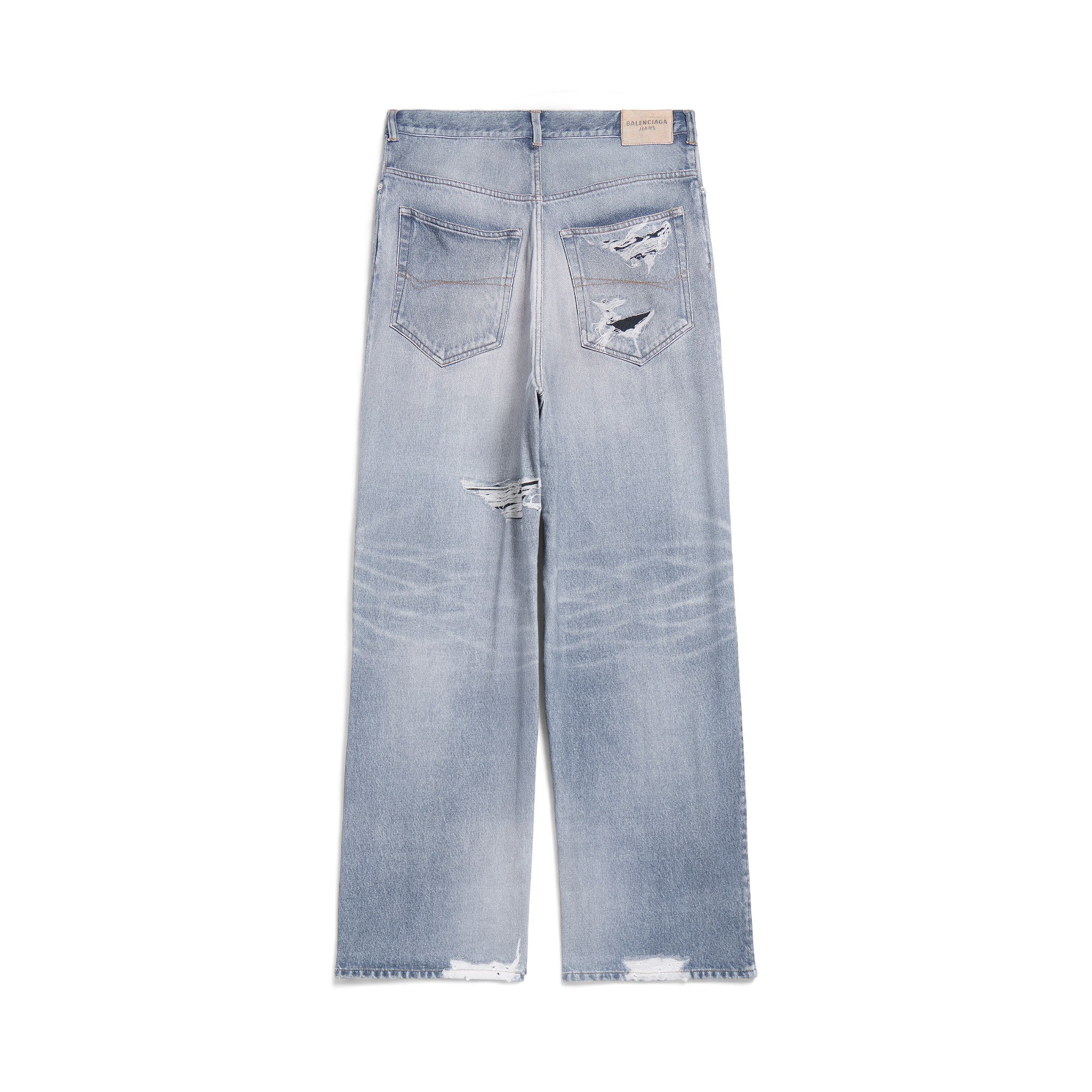 Trompe L'Oeil Pants - Blue - Image 2