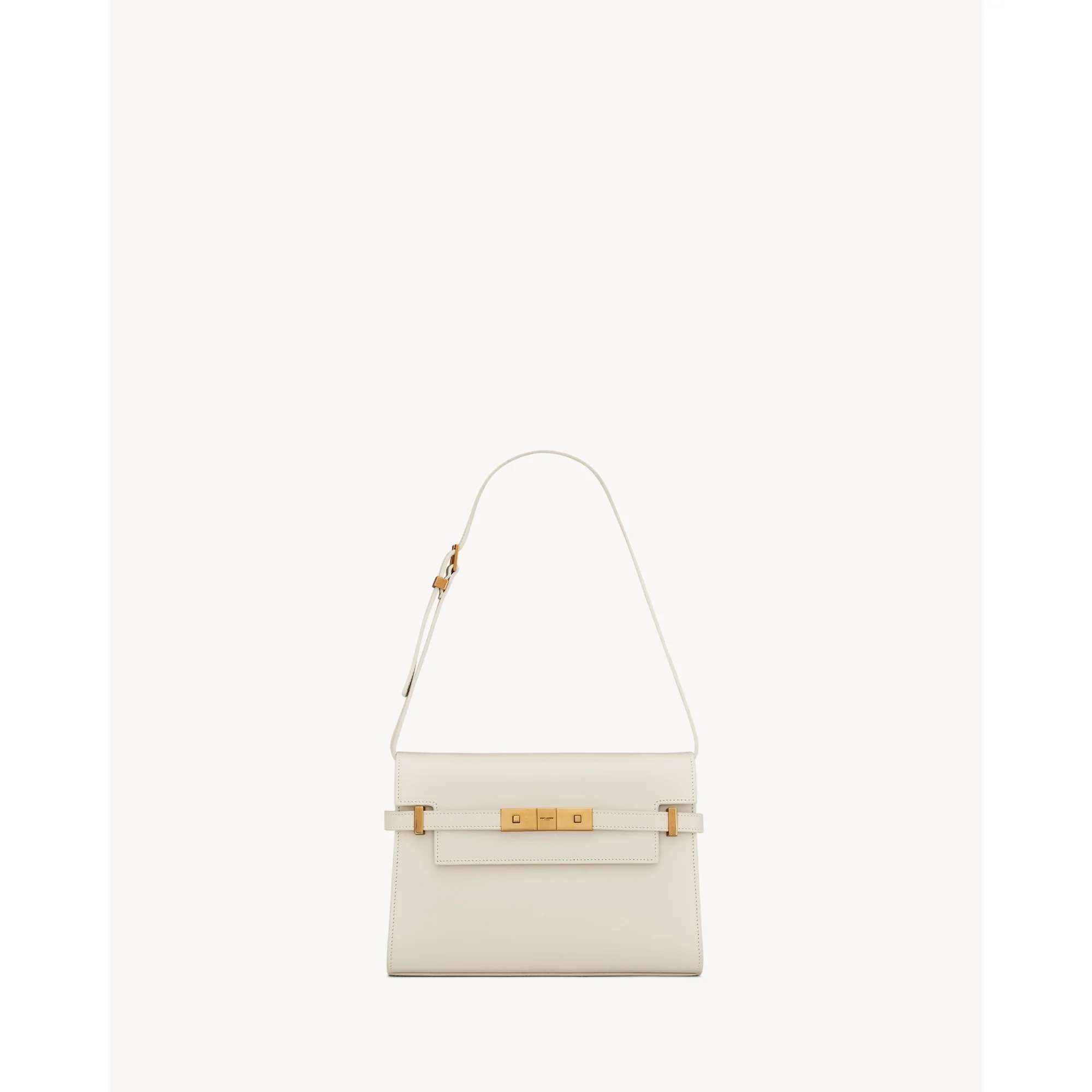 Small Manhattan Shoulder Bag - Crema Soft