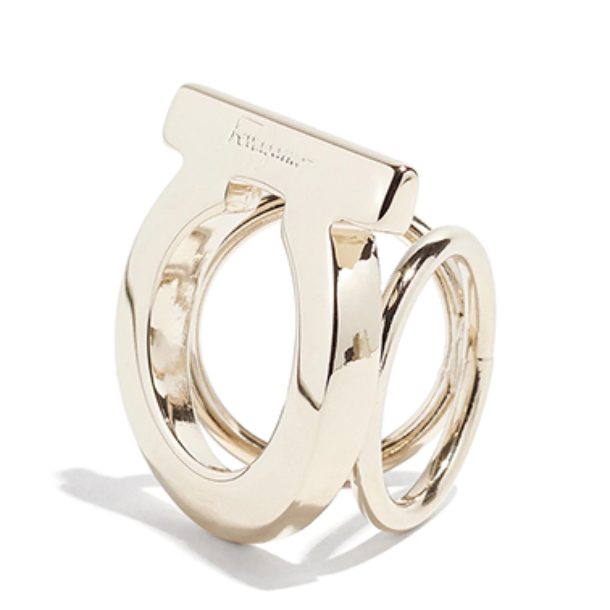 Scarf Ring - Gold - Image 2