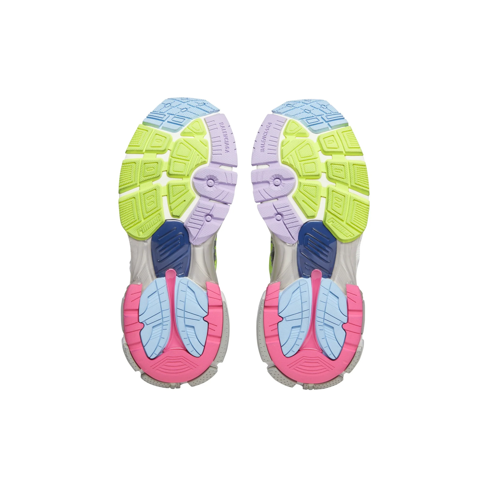 Runner Sneaker - Gre/Lil/Yel F/Bl/W/B - Image 4