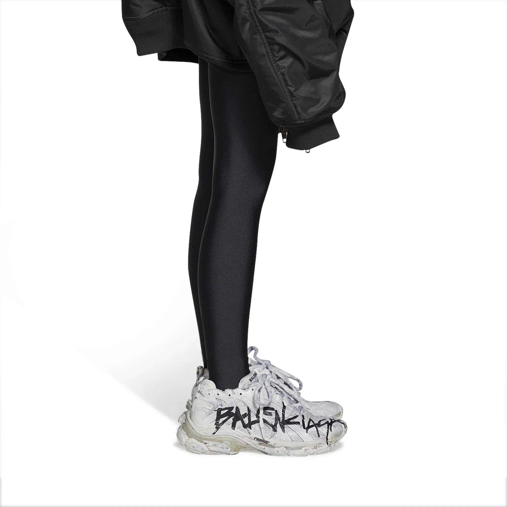 Runner Sneaker - White/Black - Image 5
