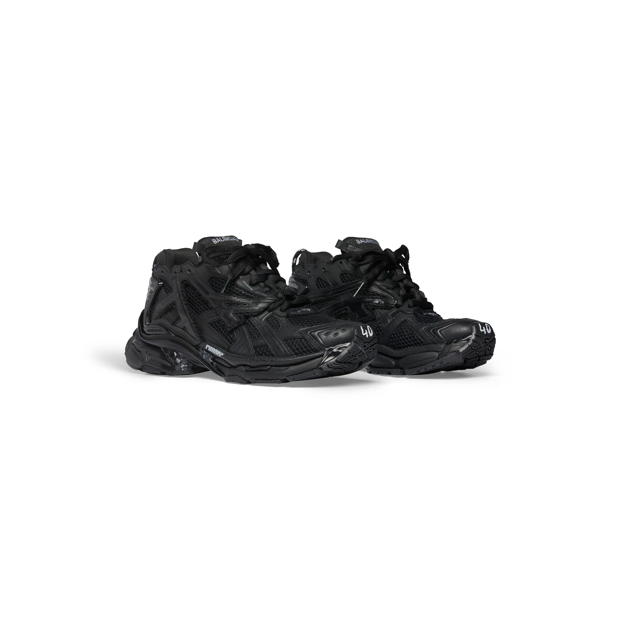 Runner Sneaker - Black Matt - Image 8