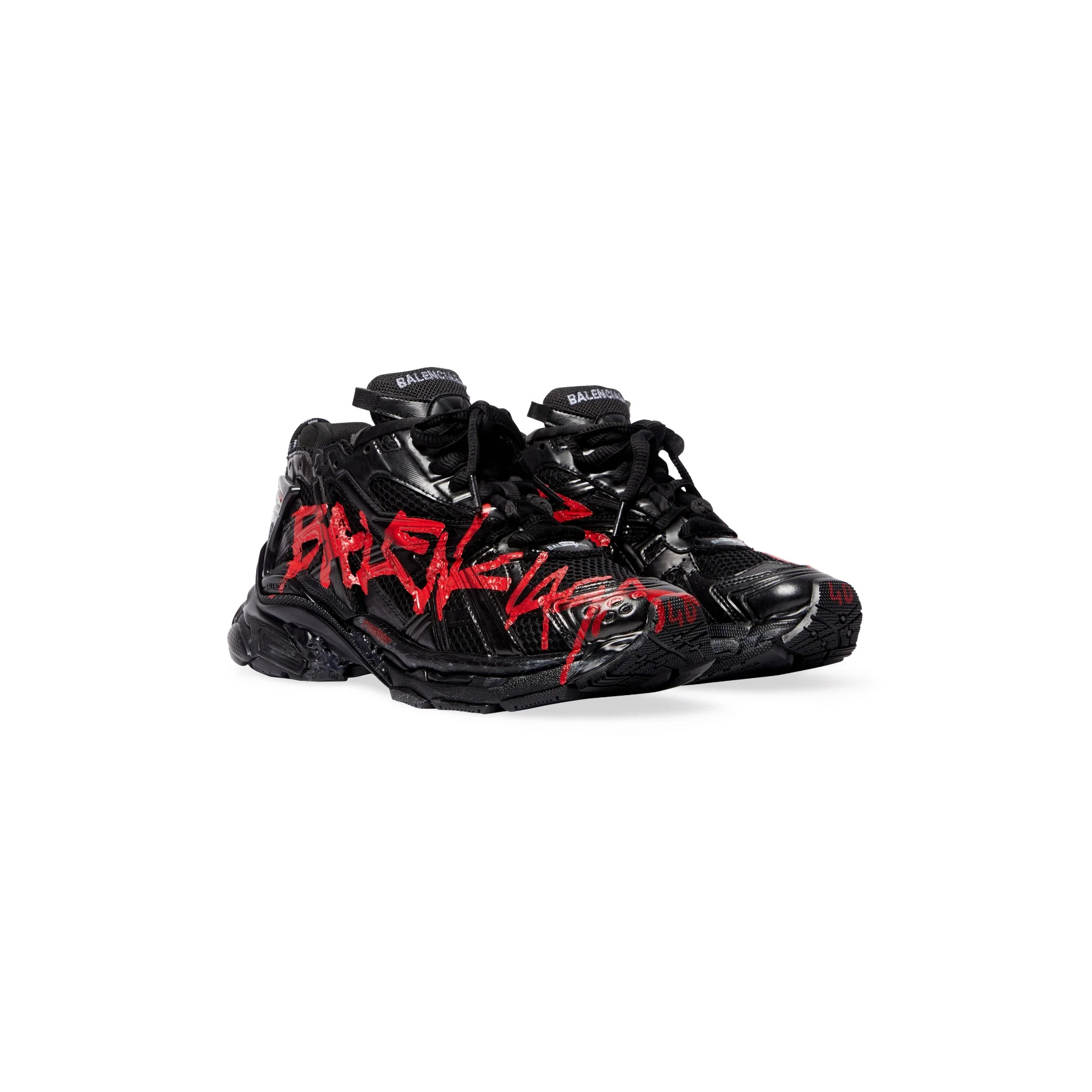 Runner Monocl/Graffiti/W - Black/Red - Image 8