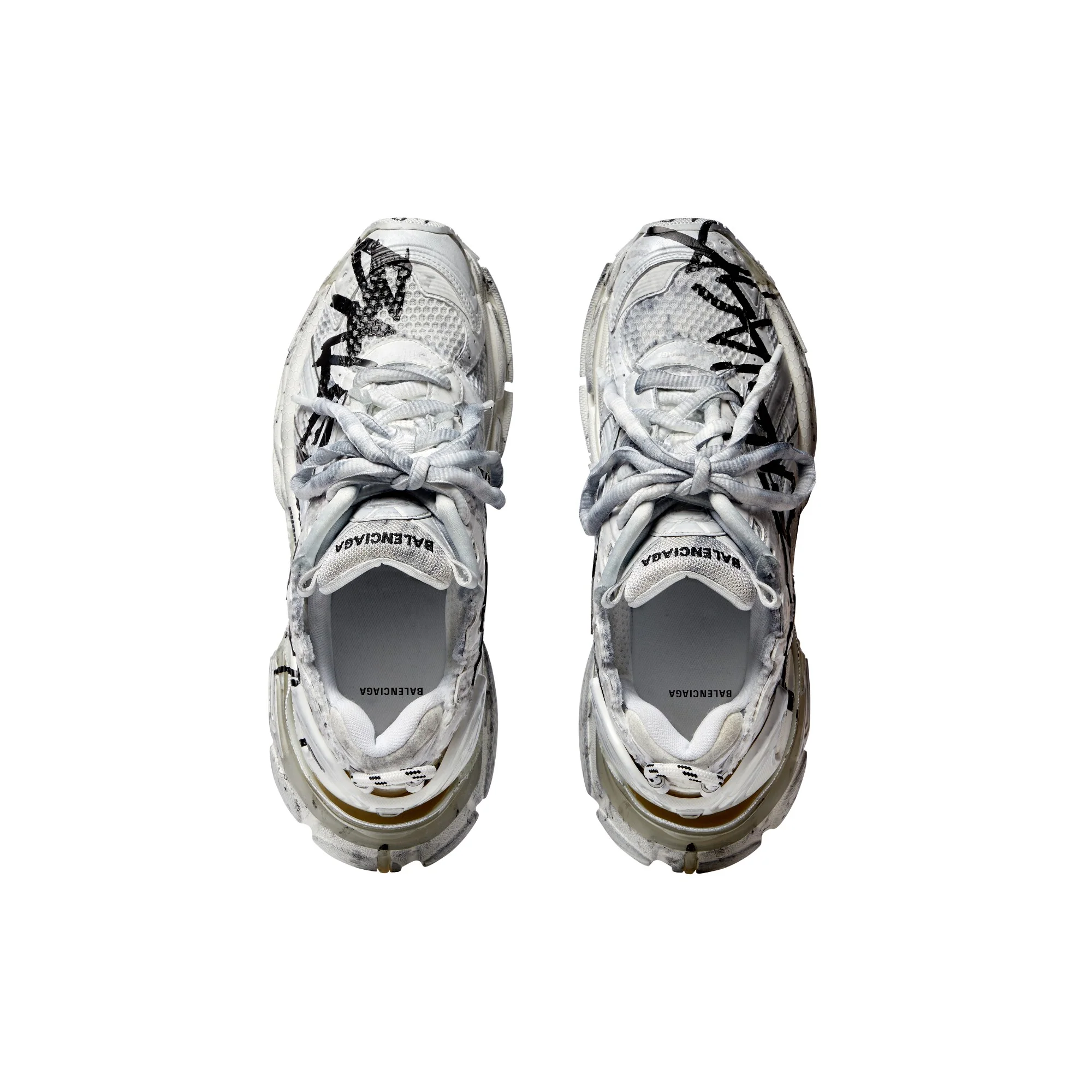 Runner Monocl/Graffiti/W - White/Black - Image 3