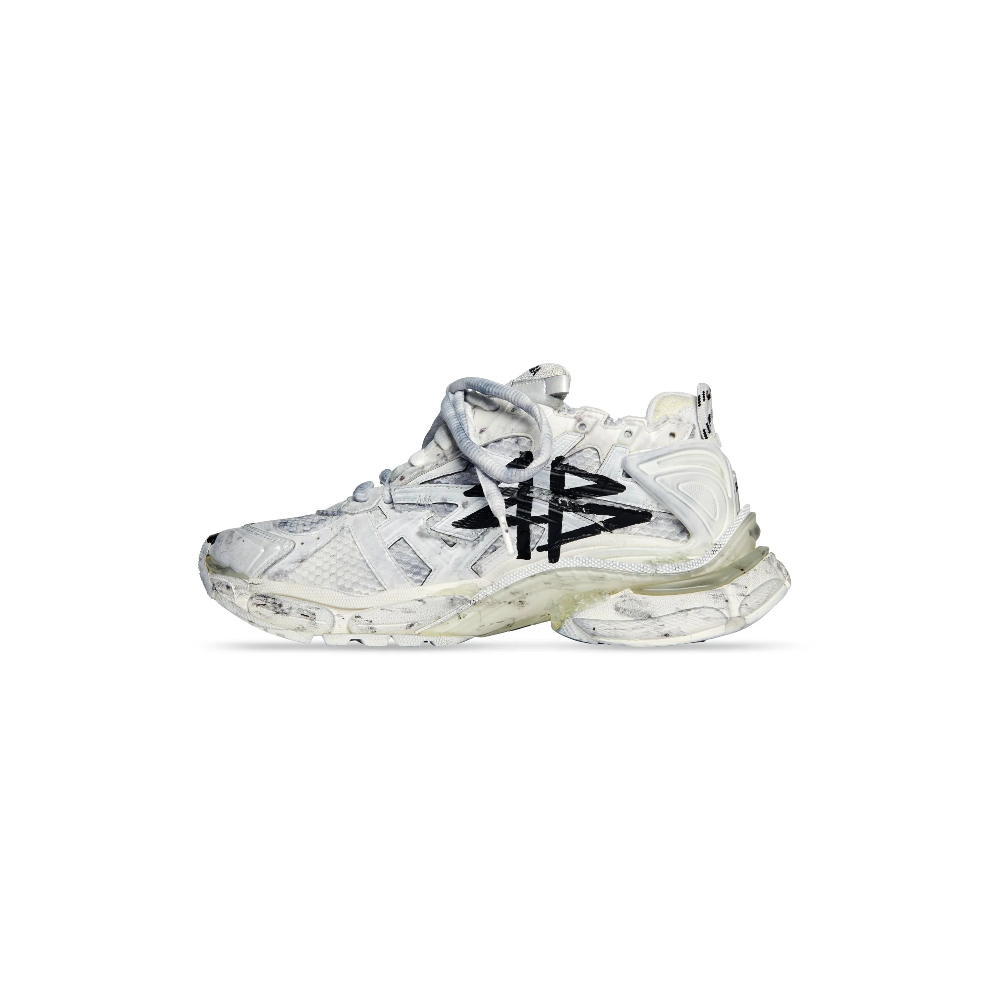 Runner Monocl/Graffiti/W - White/Black - Image 8