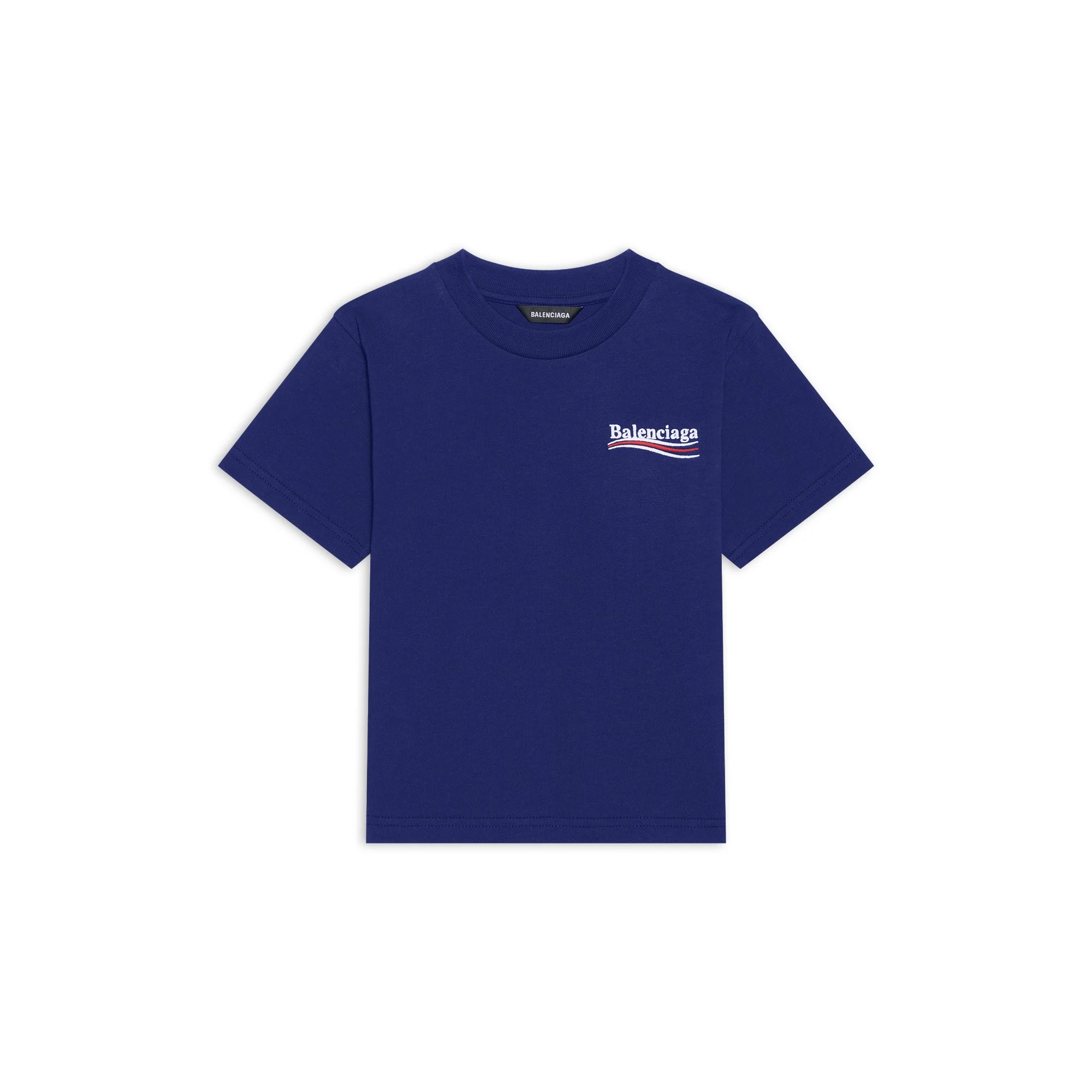 Short Sleeve T-Shirt - Pacific Blue/Wt