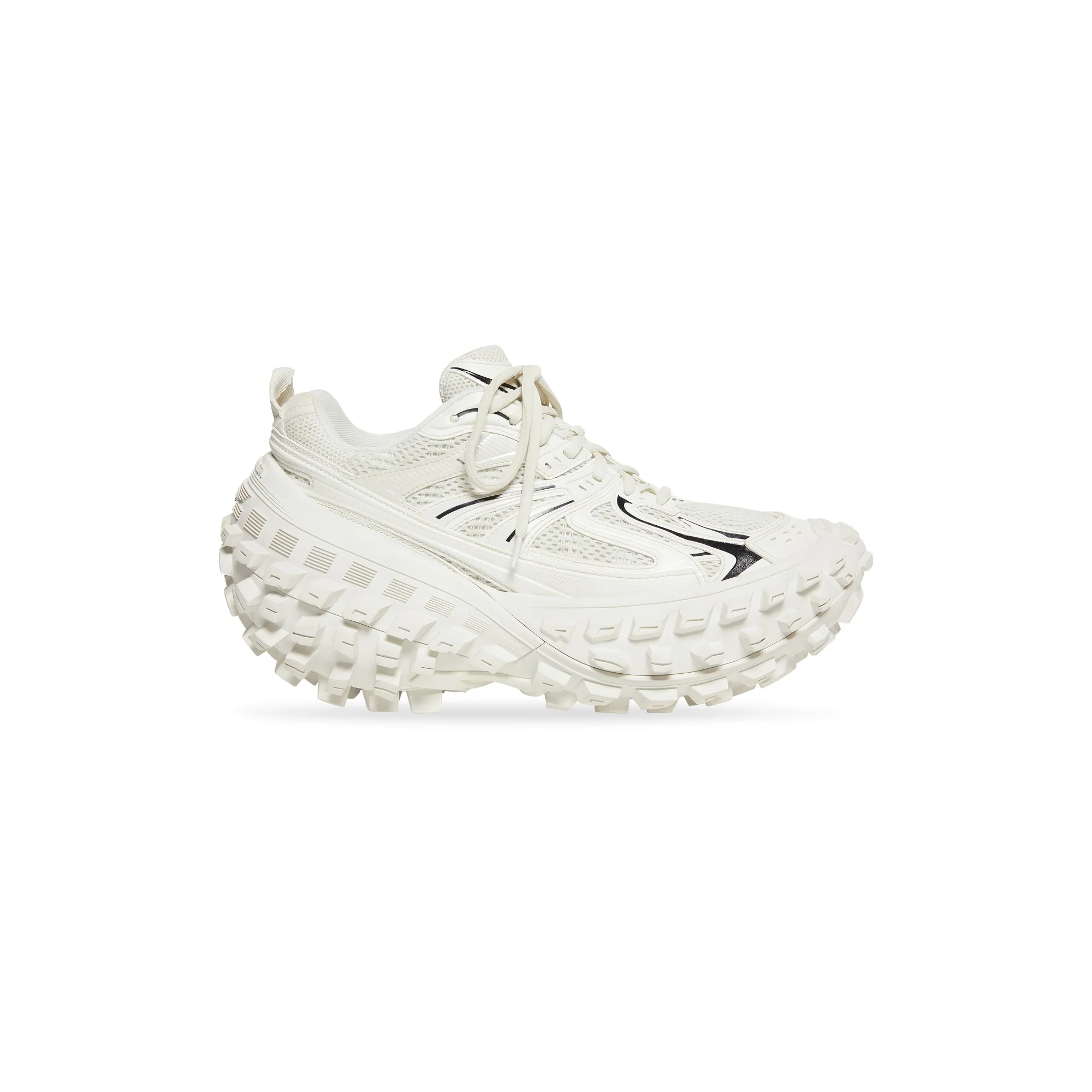 Bouncer Mnc Up/Contrast Det/W - Eggshell/Black
