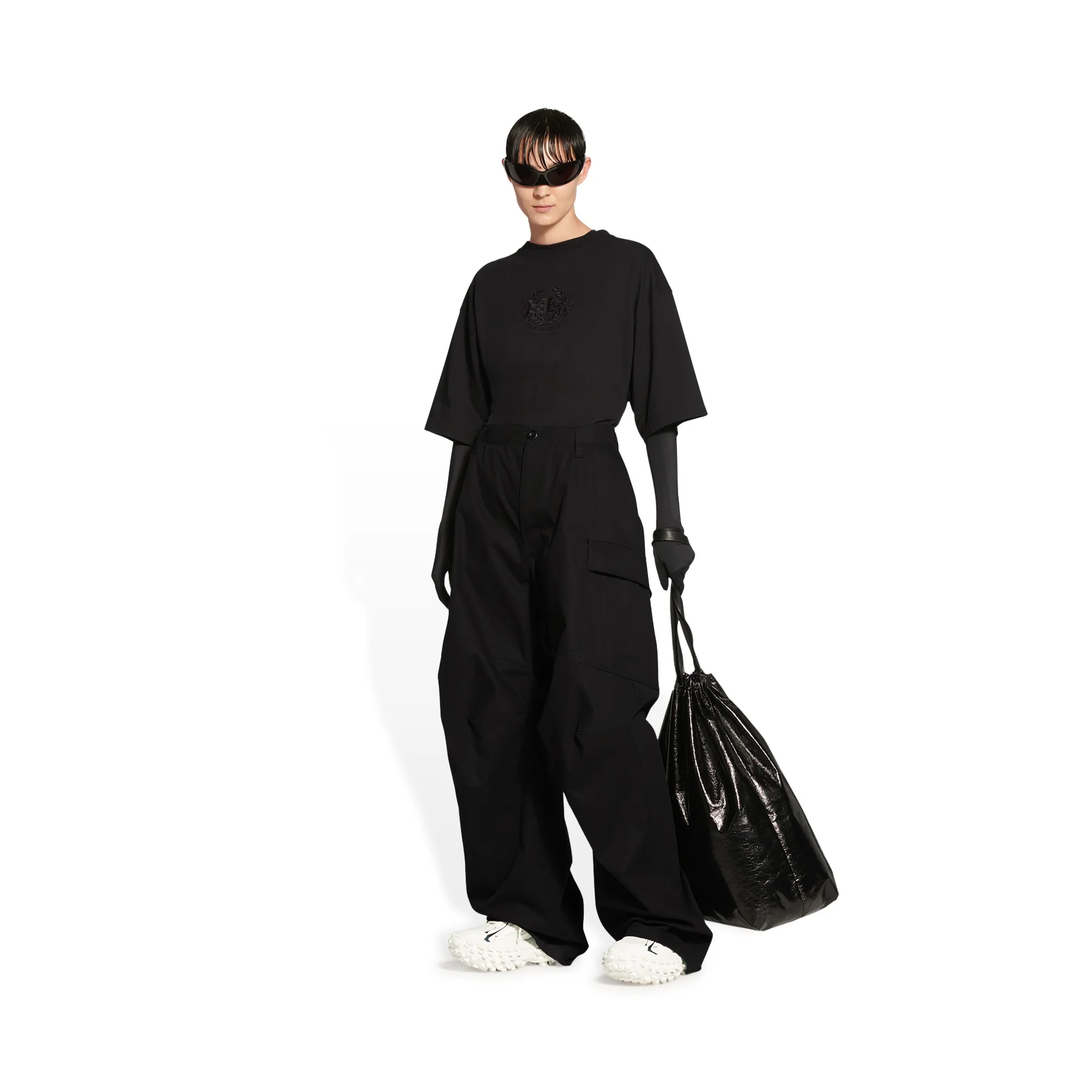 Bouncer Mnc Up/Contrast Det/W - Eggshell/Black - Image 6