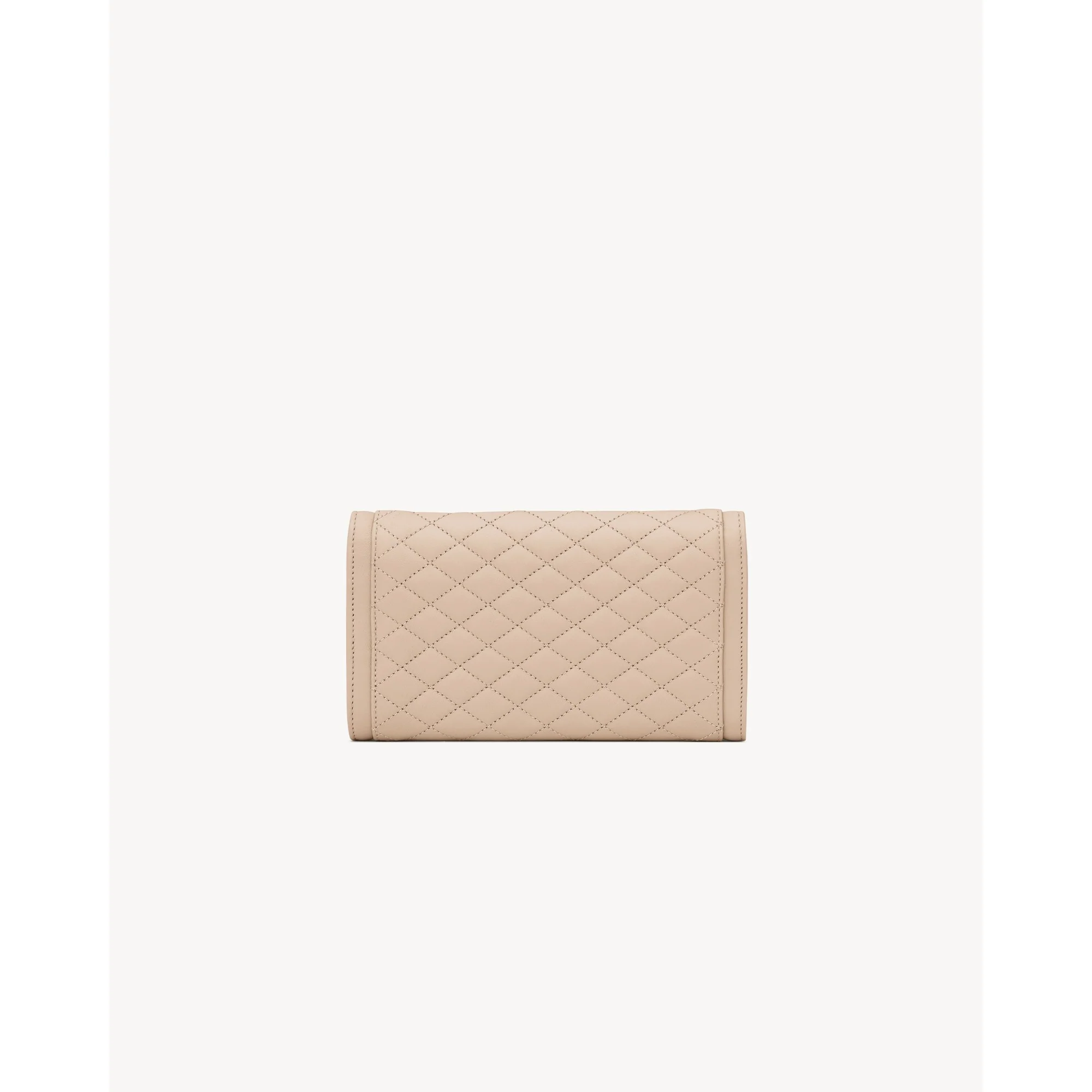 Large Flap Wallet - Dark Beige - Image 2