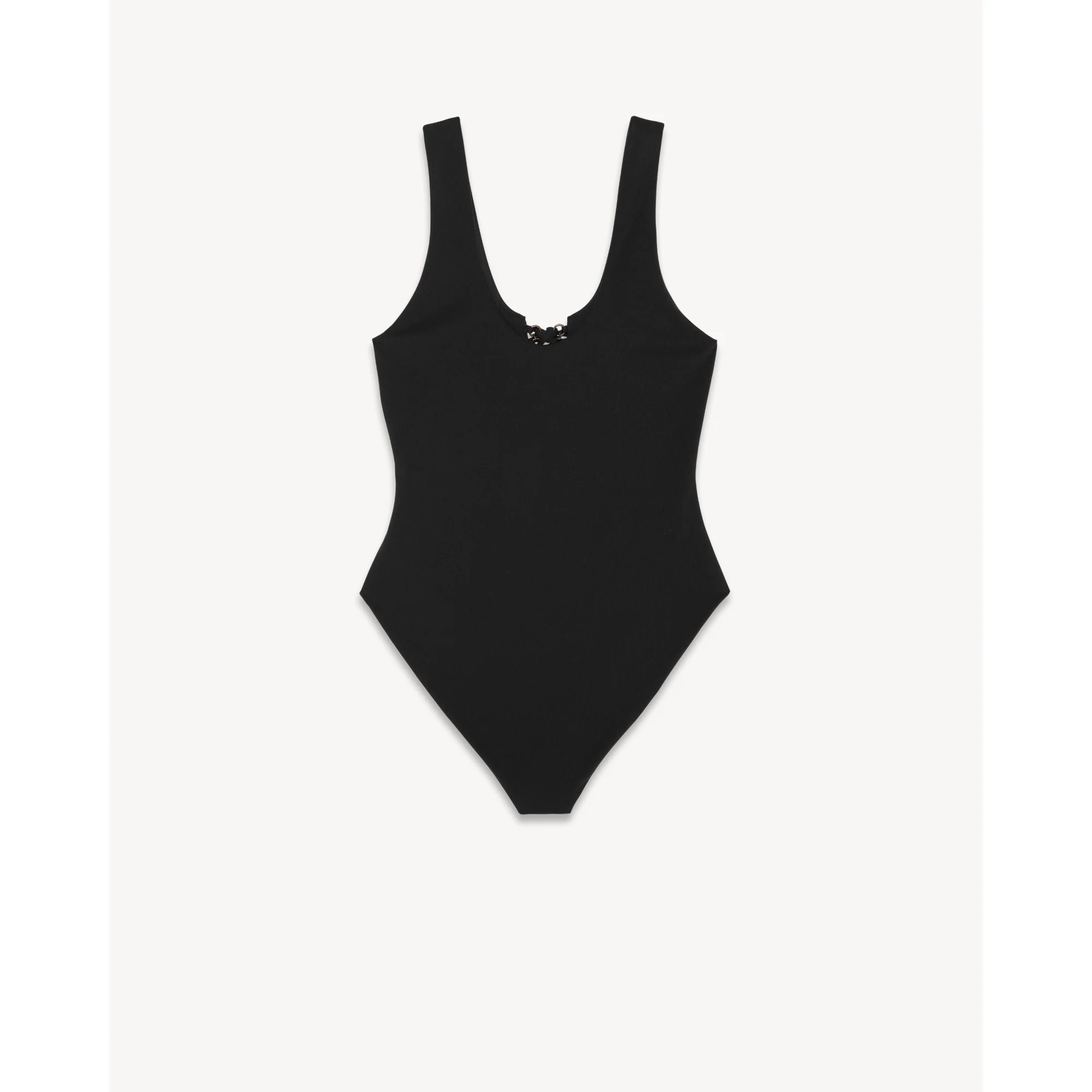 Maillot Saharienne Lycra Lourd - Noir - Image 2