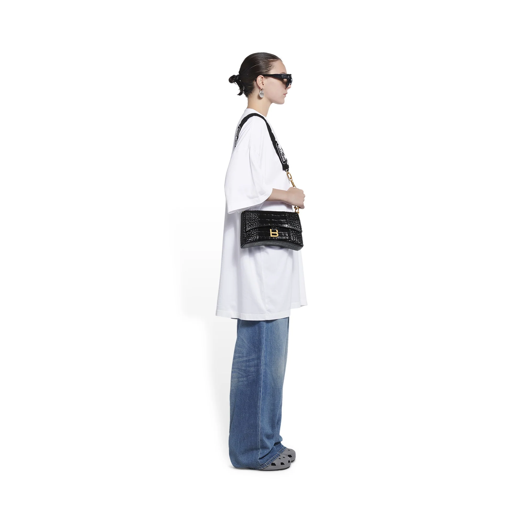 Downtown With Ch Should Bag XS - Black/Black - Image 4