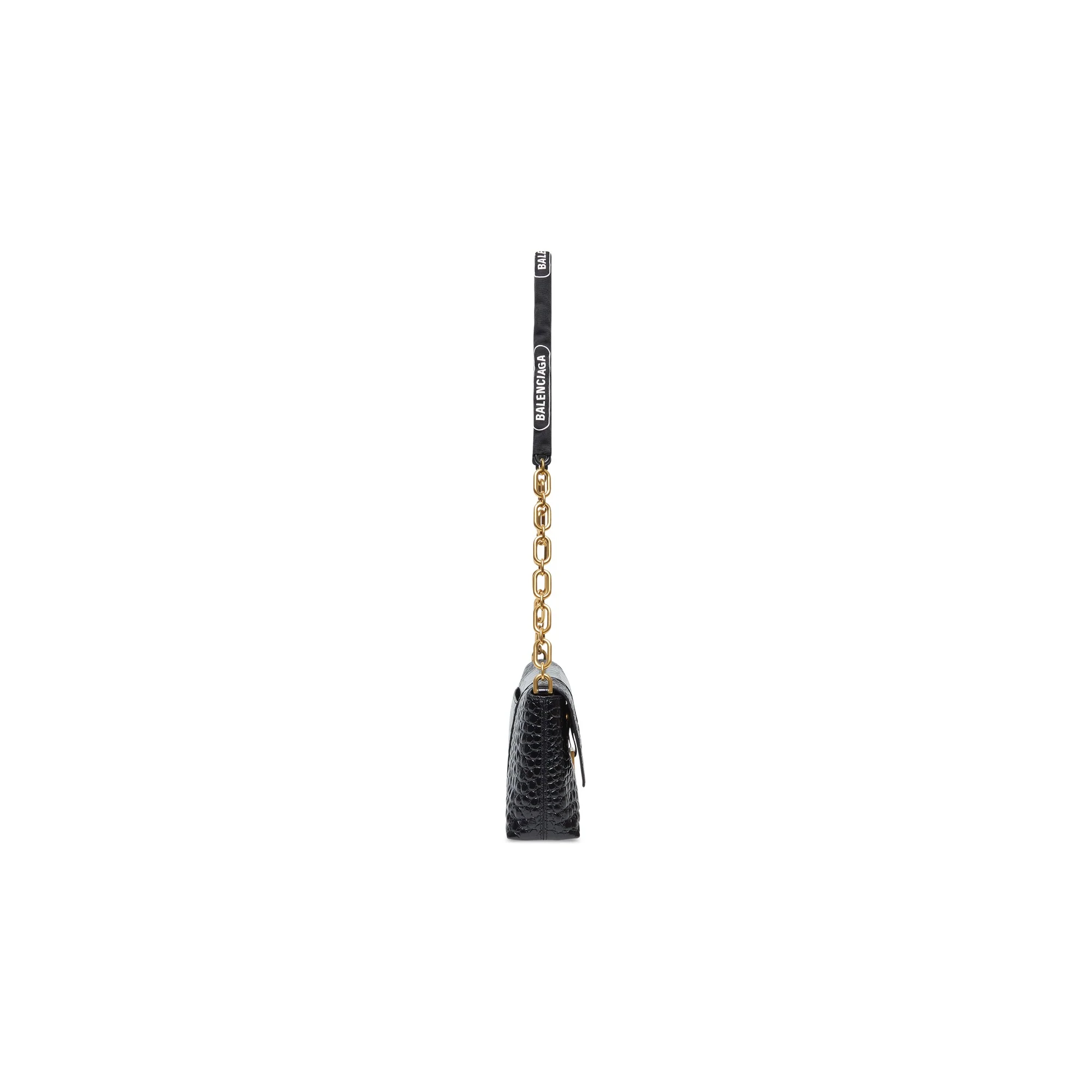 Downtown With Ch Should Bag XS - Black/Black - Image 5