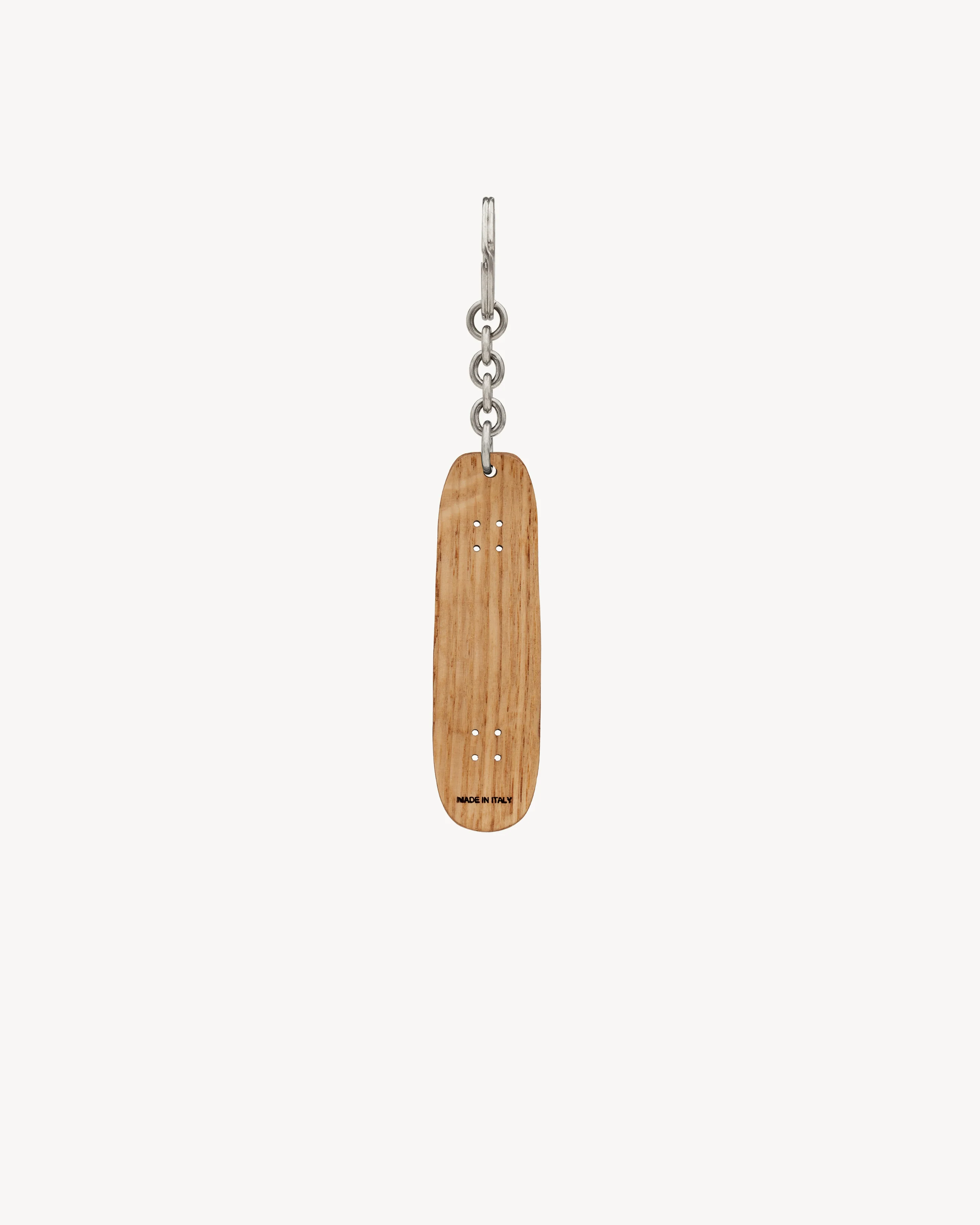 Keyring Skate Wood - Light Wood/Nero - Image 2
