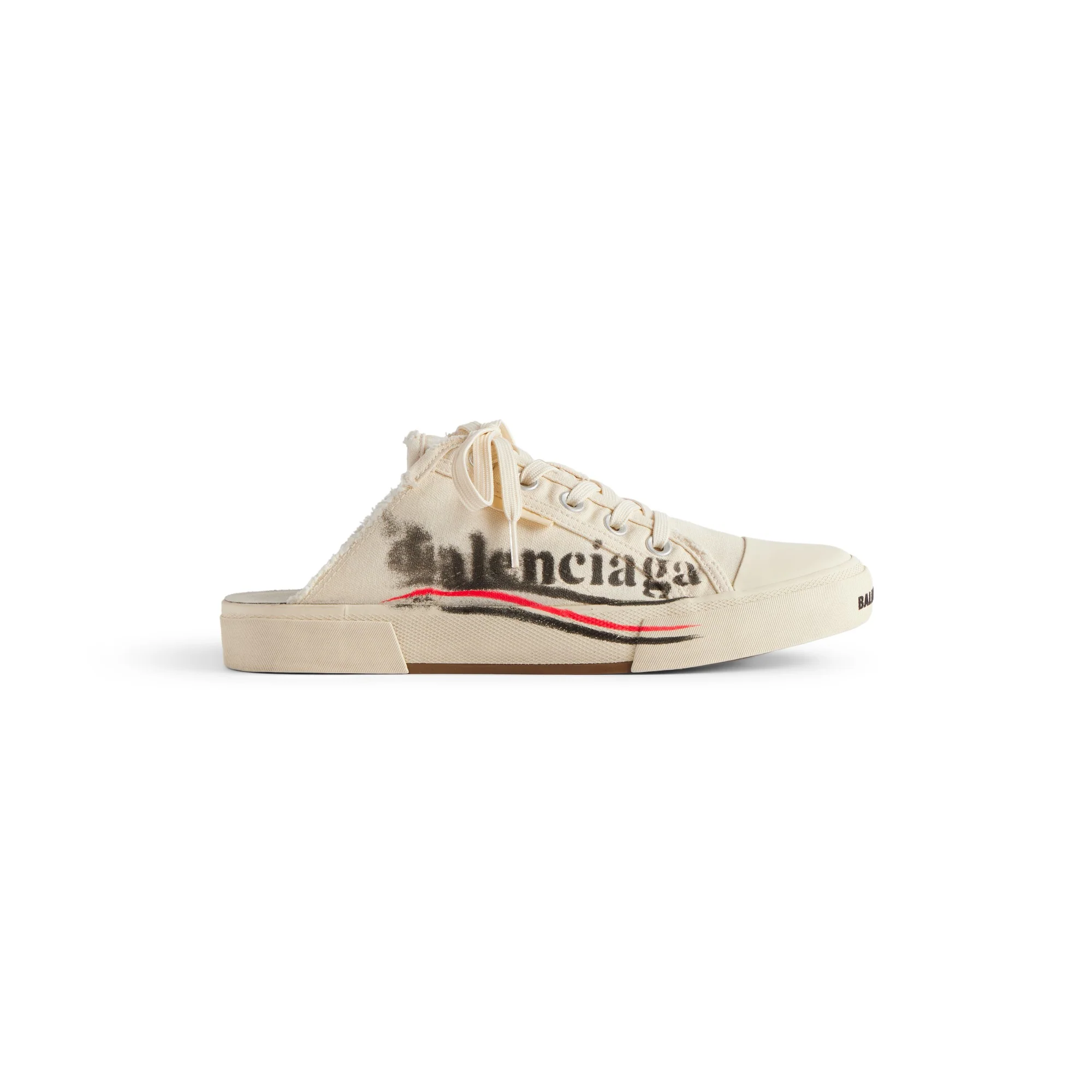 Paris Mule Political Logo - White