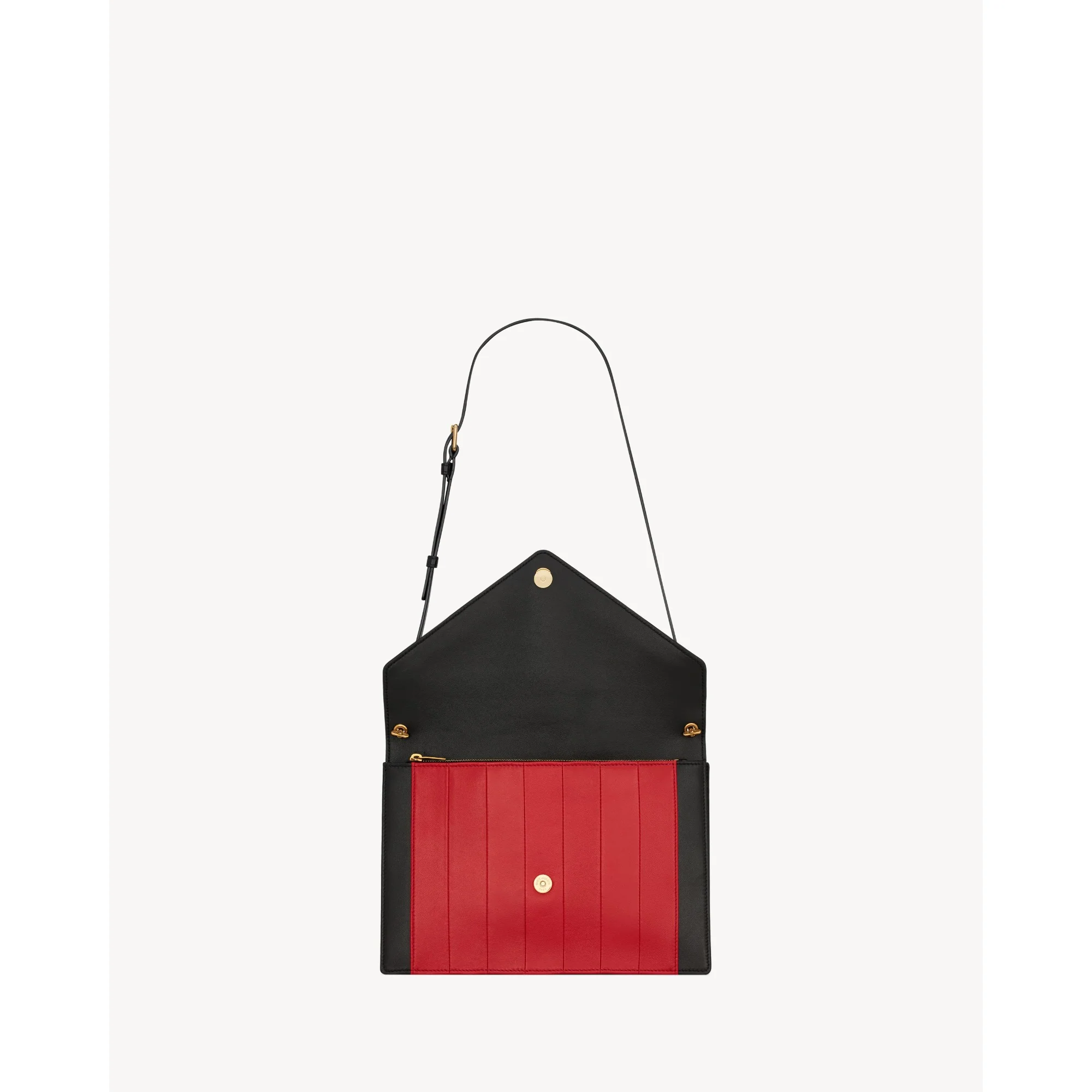 Medium Gaby Satchel - Dk Cherry/Nero - Image 4