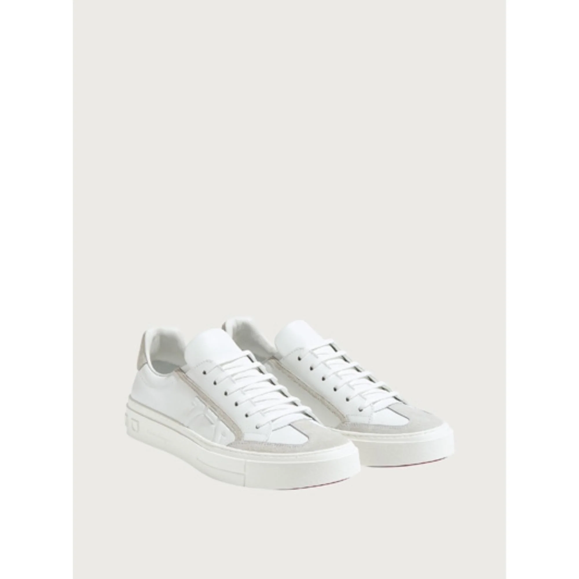 Gancini Sneakers - Matte White/White - Image 2