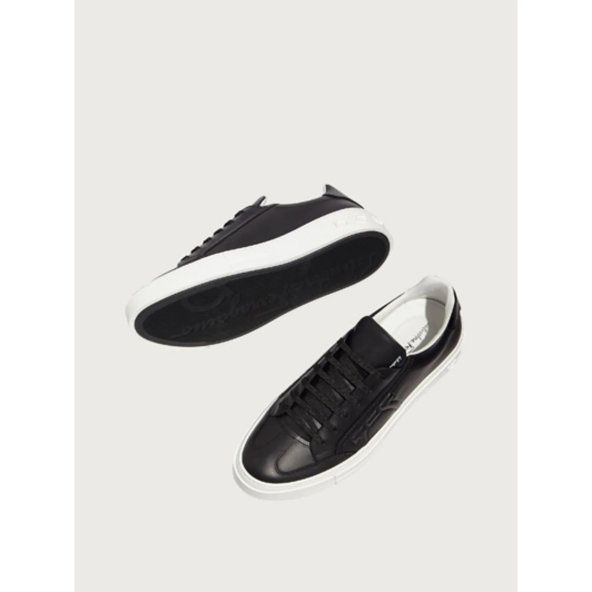 Gancini Sneakers - White/Black - Image 3