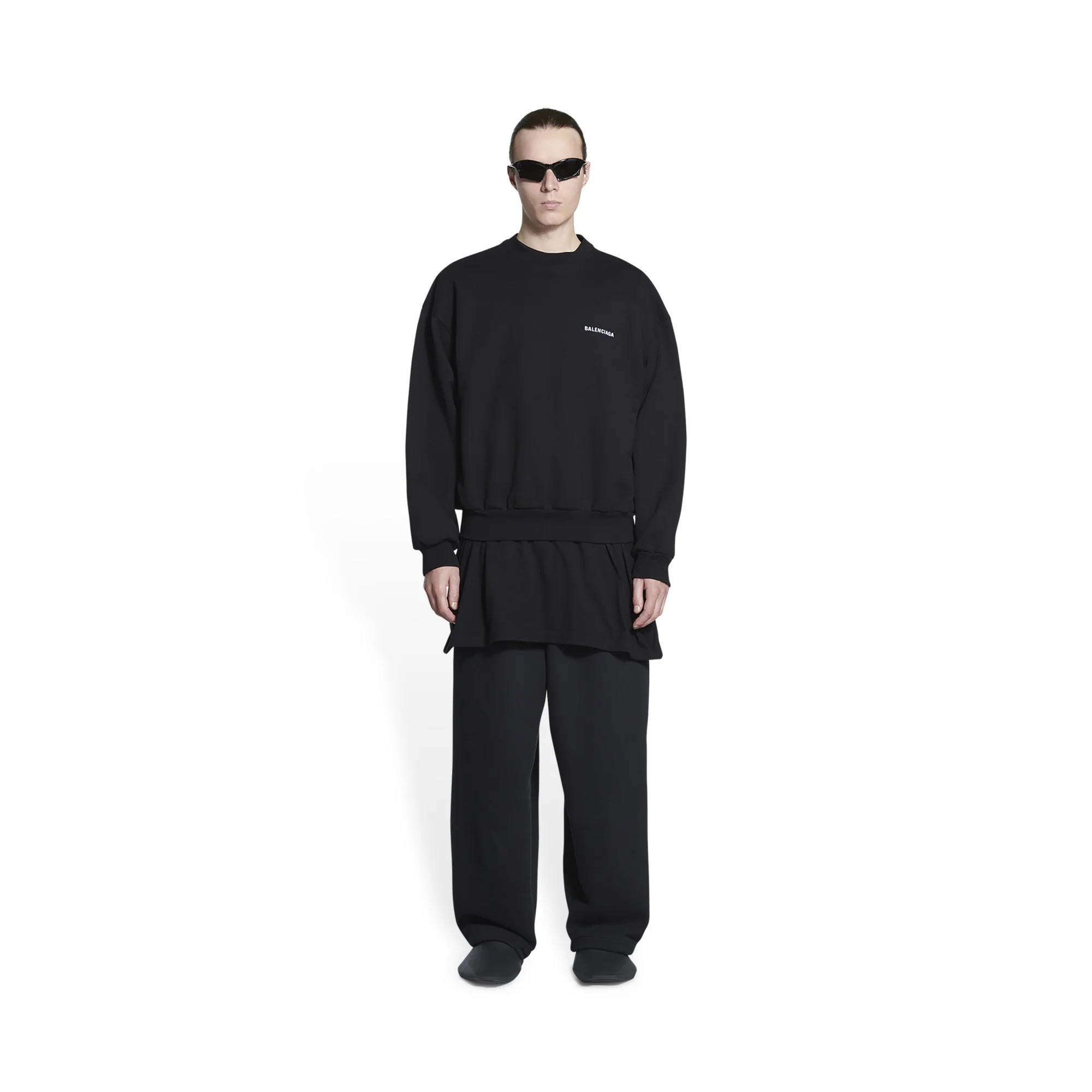 Regular Crewneck - Black/White - Image 3