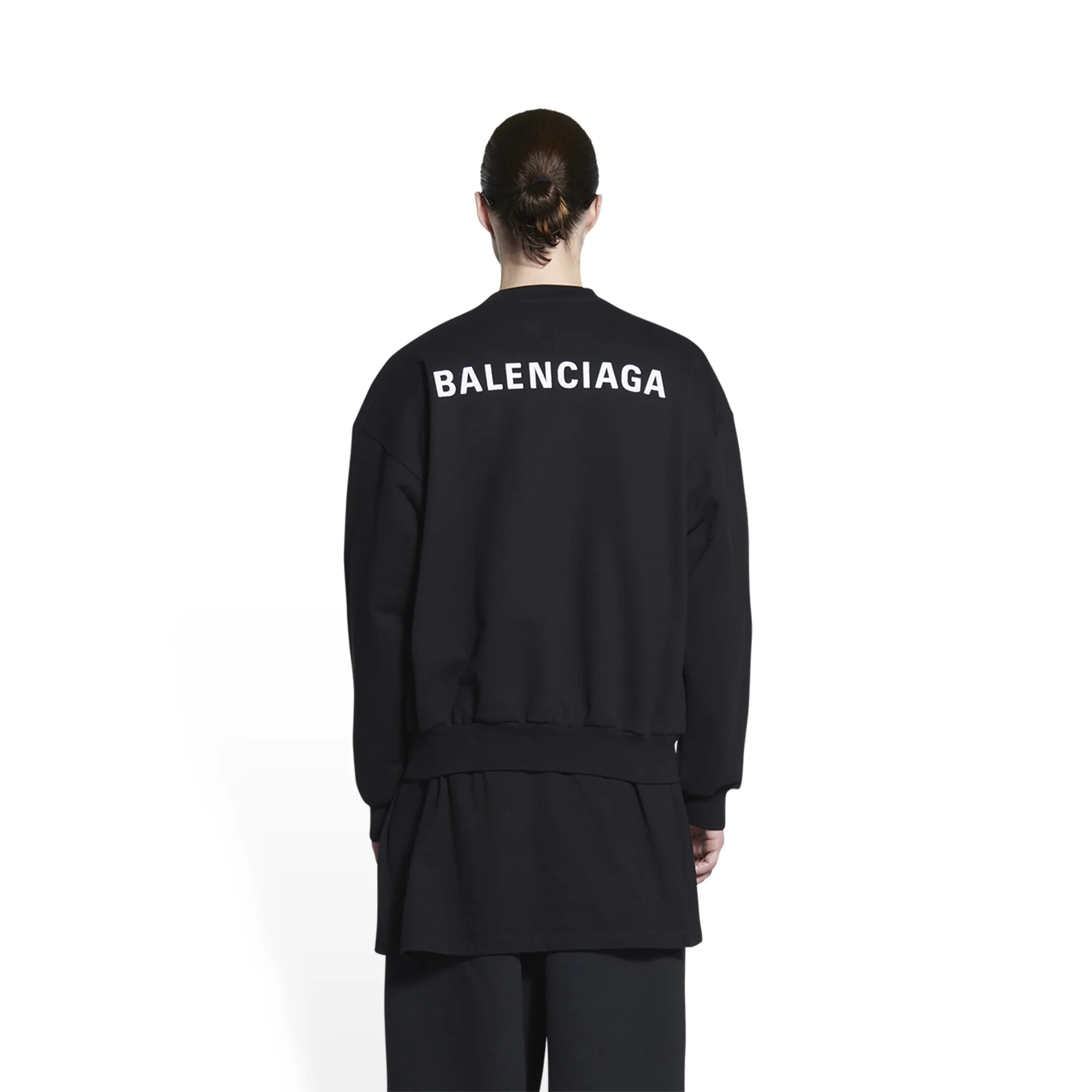 Regular Crewneck - Black/White - Image 4