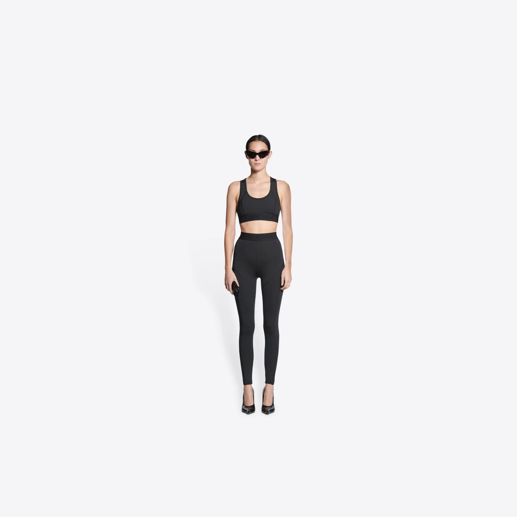 Bra Athletic Sports - Black/White - Image 3