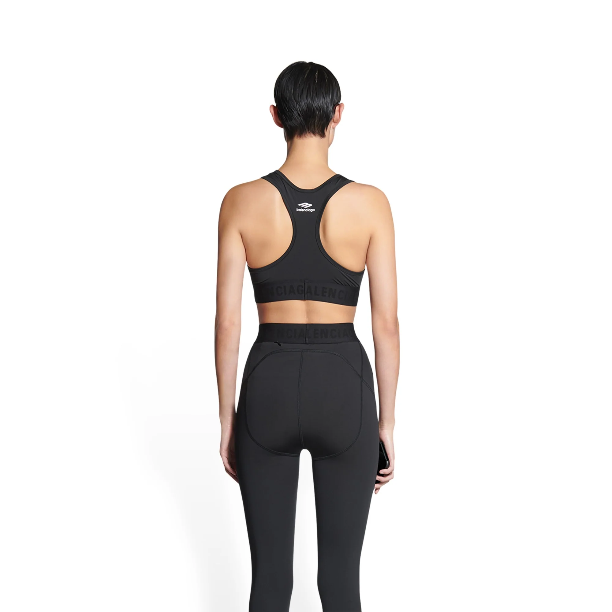 Bra Athletic Sports - Black/White - Image 5