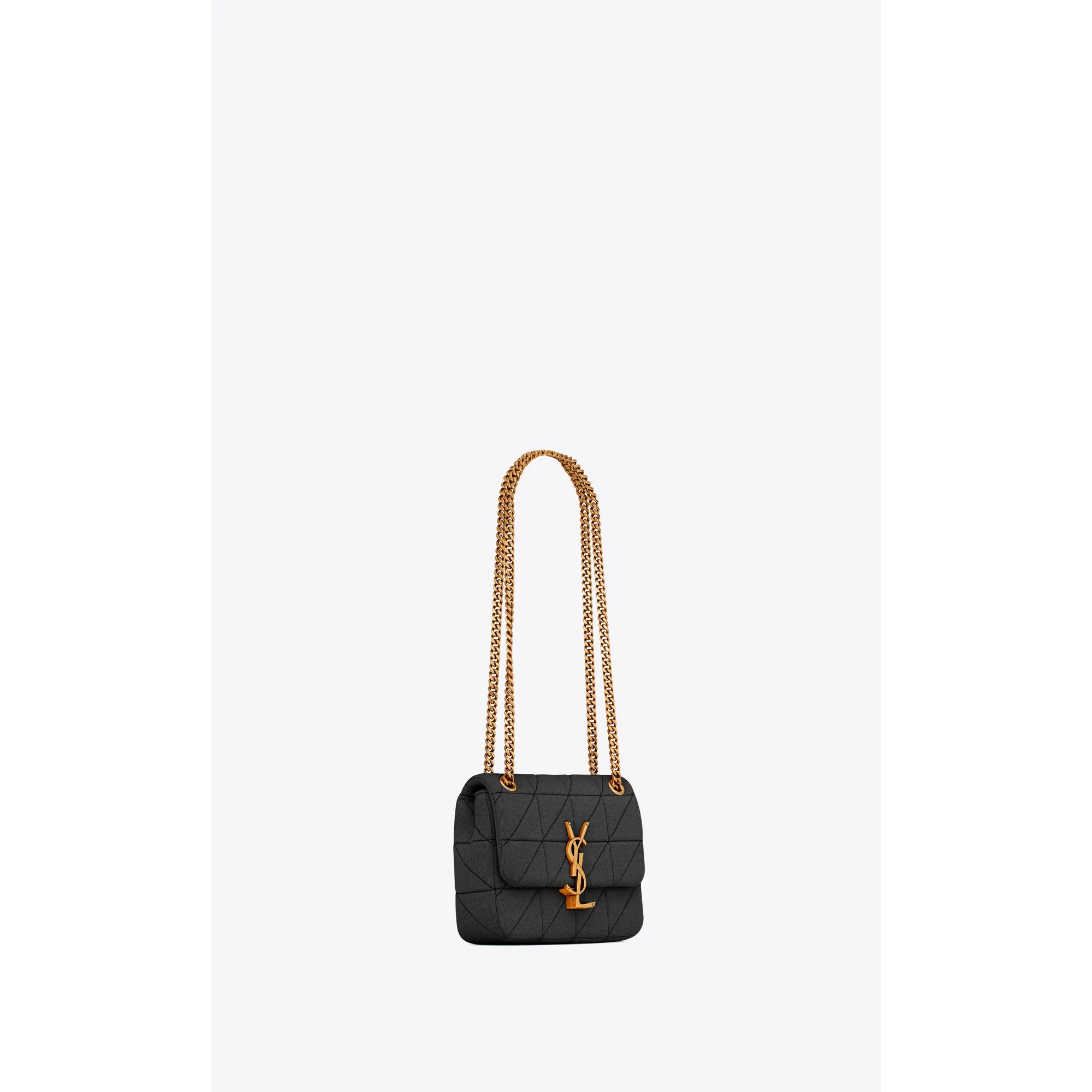 Small Jamie Lock Chain Bag - Nero - Image 6