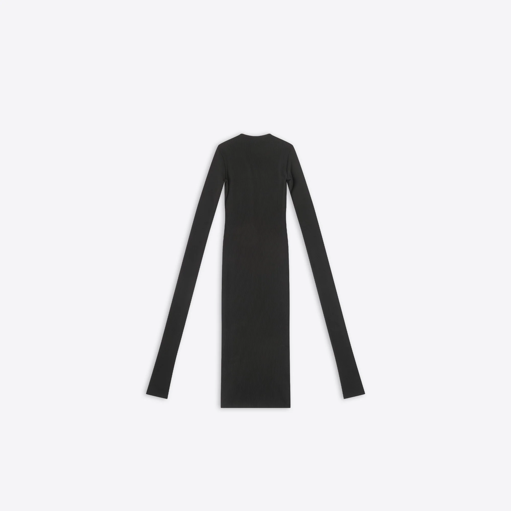 Super Long Stretch Top - Black - Image 2