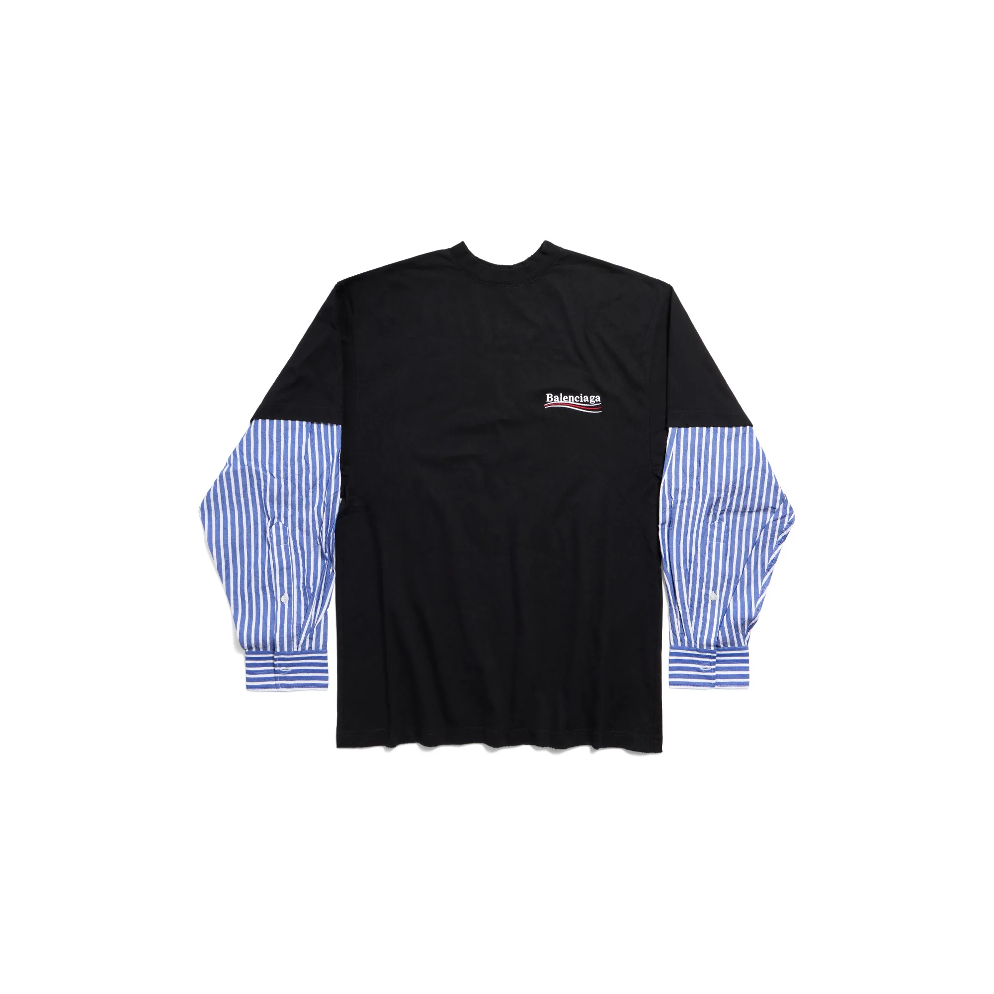 Layered T-Shirt - Black/White