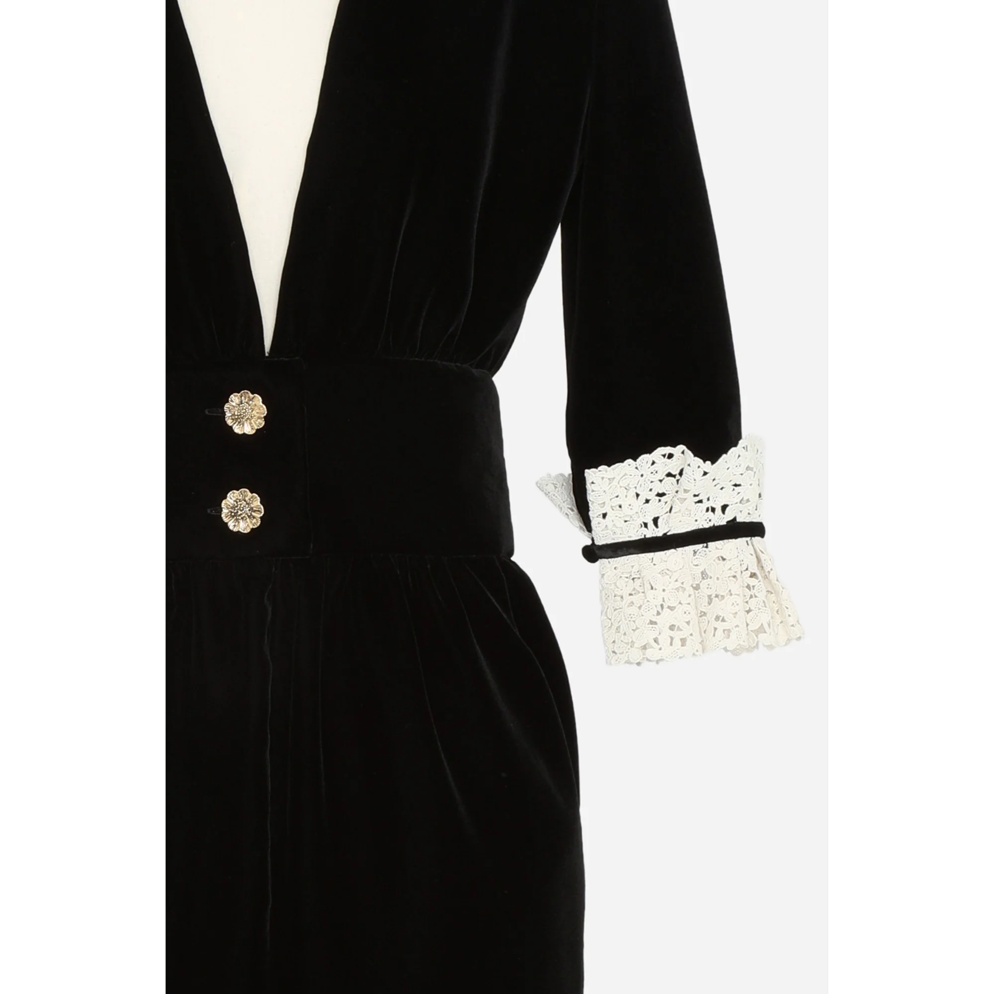 Robe Velours Cupro Organic - Noir - Image 4