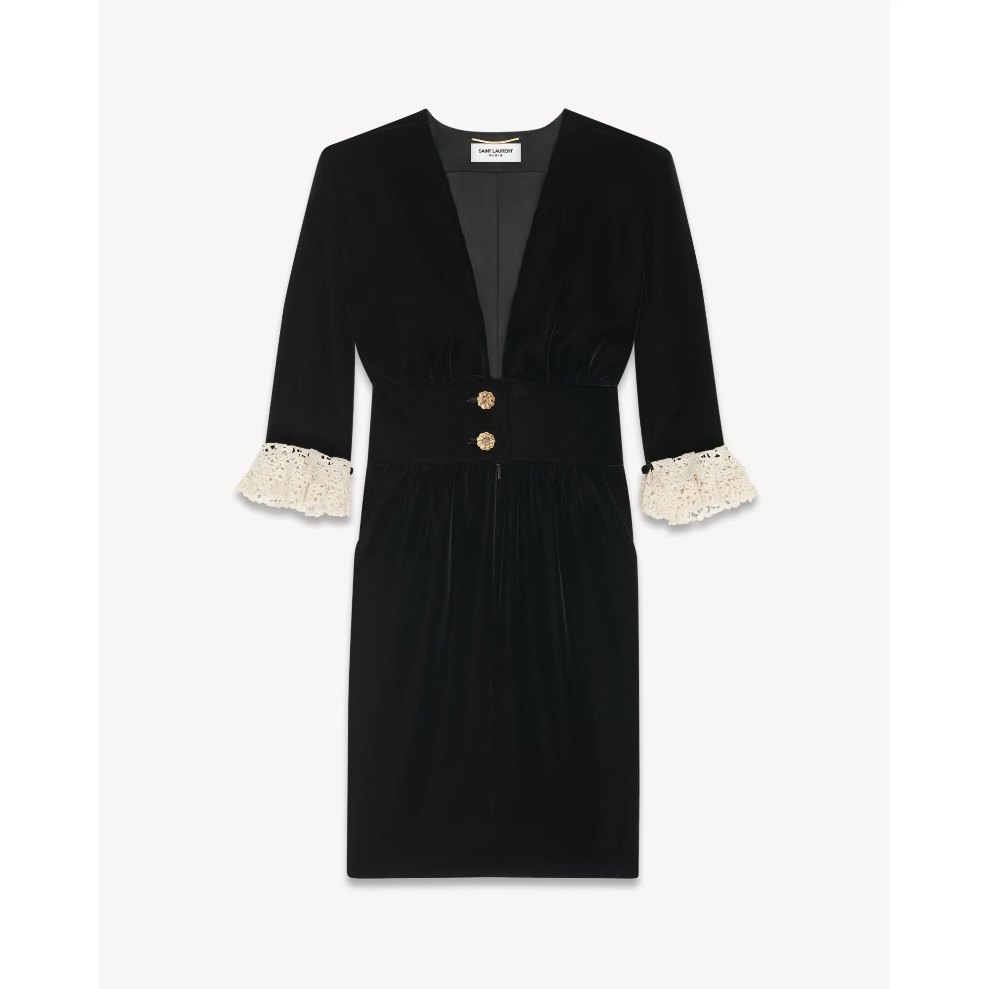 Robe Velours Cupro Organic - Noir