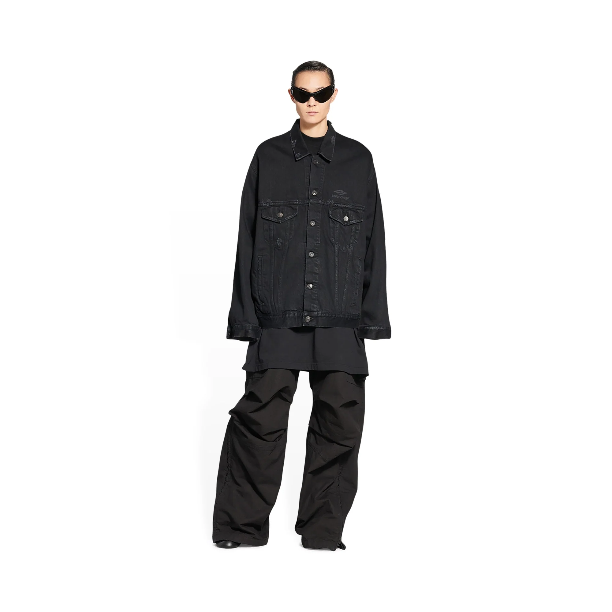 Large Fit Jacket - Rubber Black W - Image 3