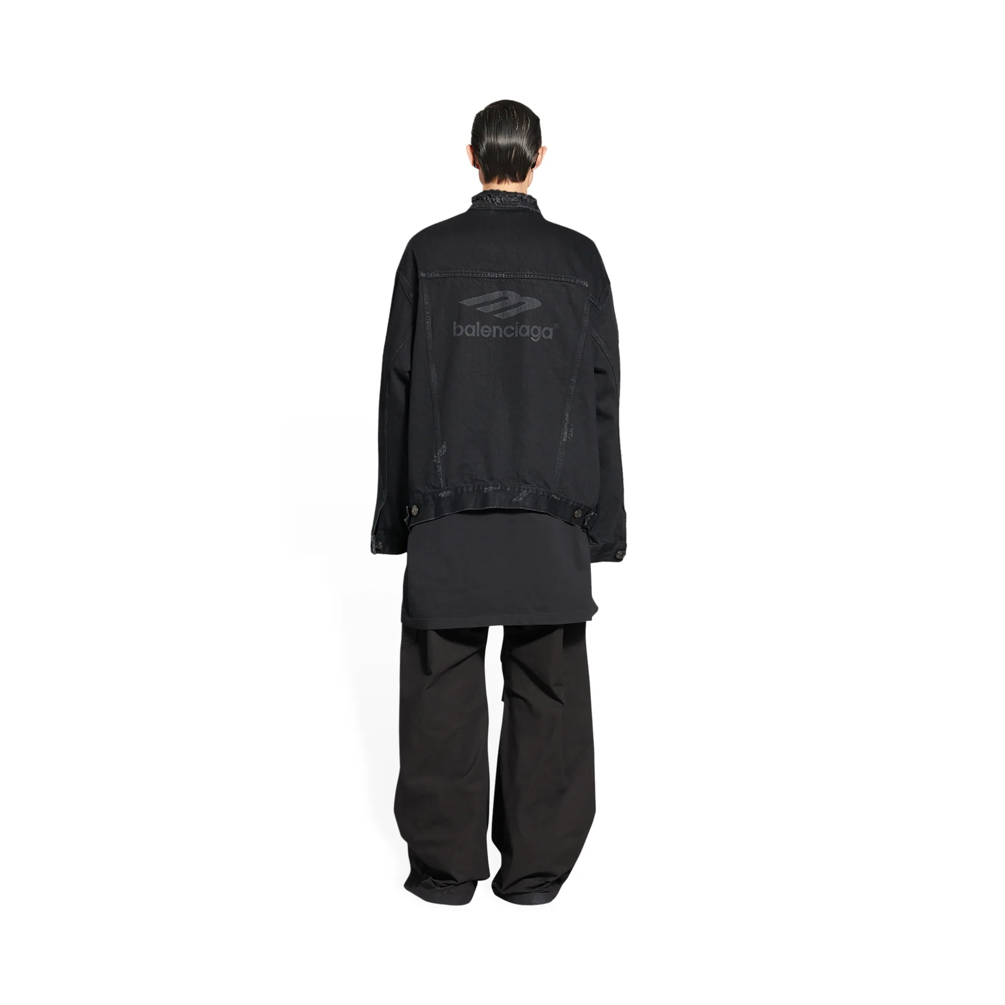 Large Fit Jacket - Rubber Black W - Image 4