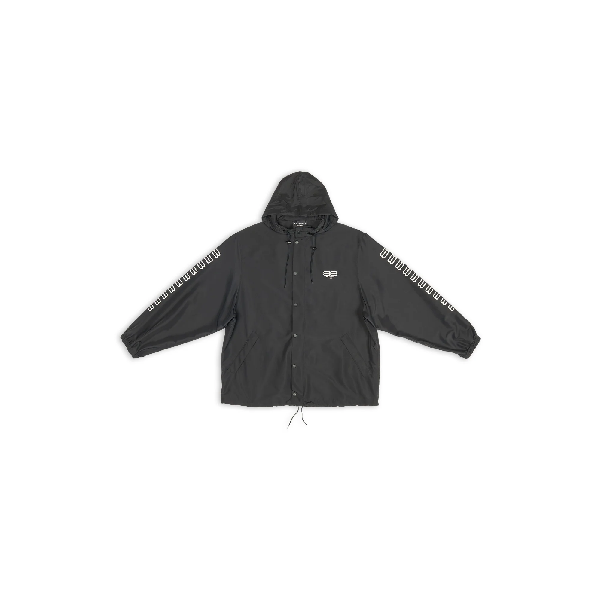 Short Windbreaker - Black