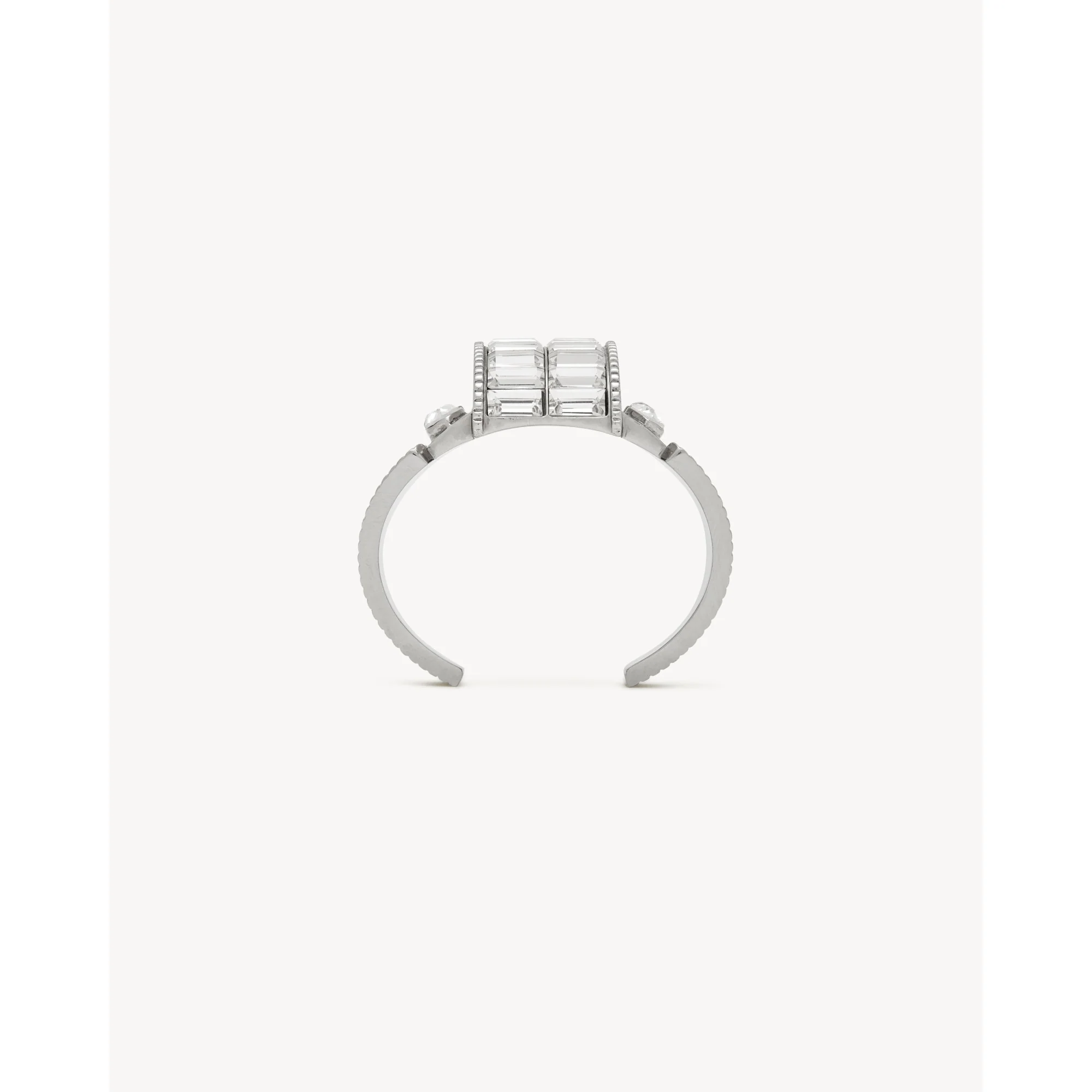 Empire Rhinestone Bracelet - Palladium/Crystal - Image 2