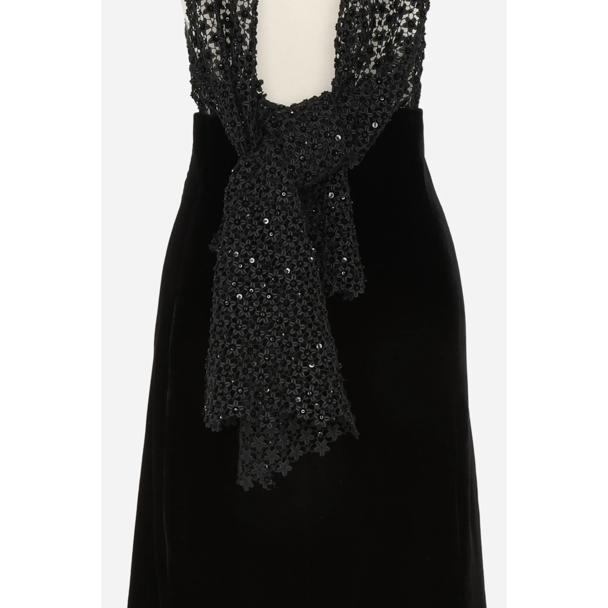 Robe Velours Cupro Organic - Noir - Image 4