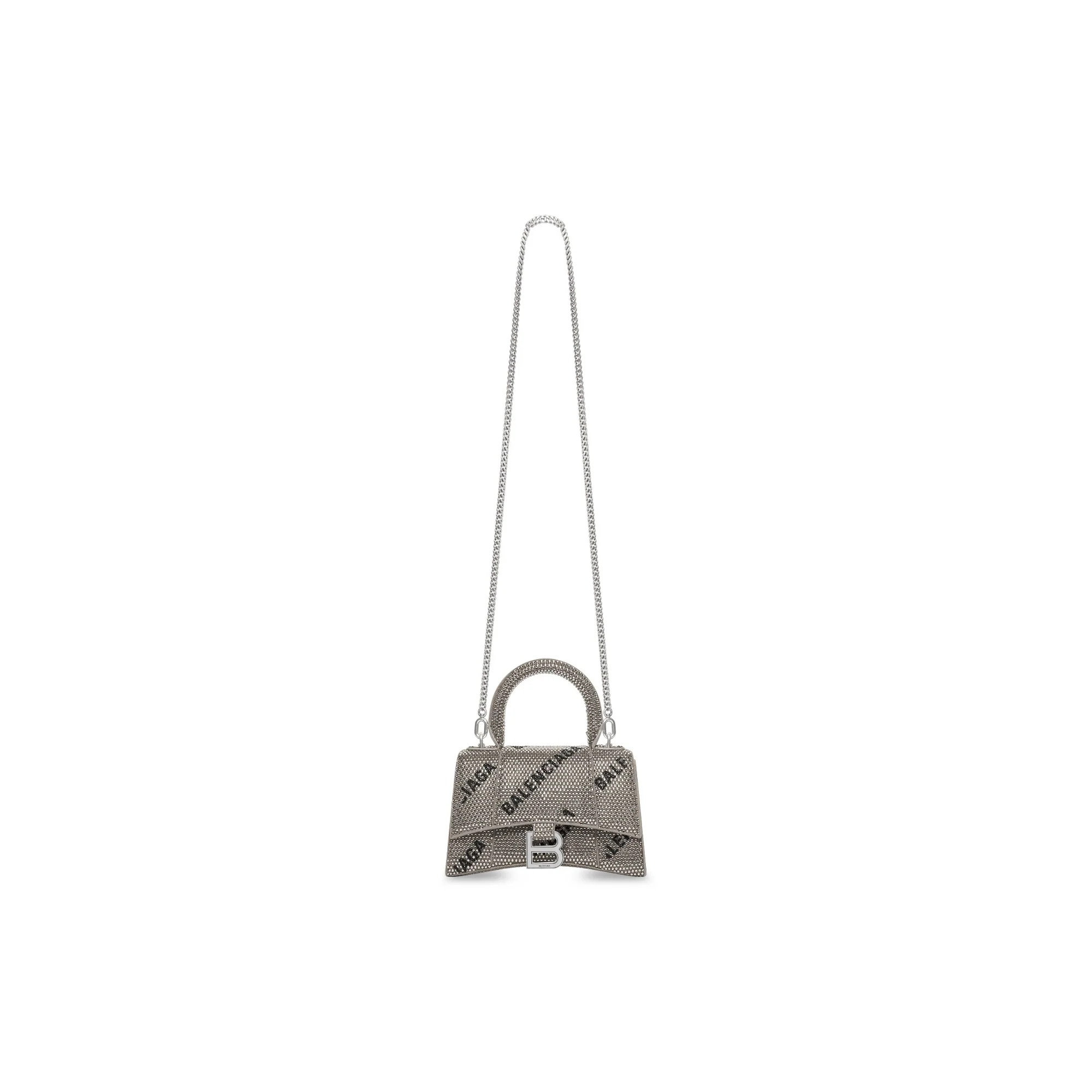 Hourglass Top Handle Xs W/Ch - Silver/Black - Image 4