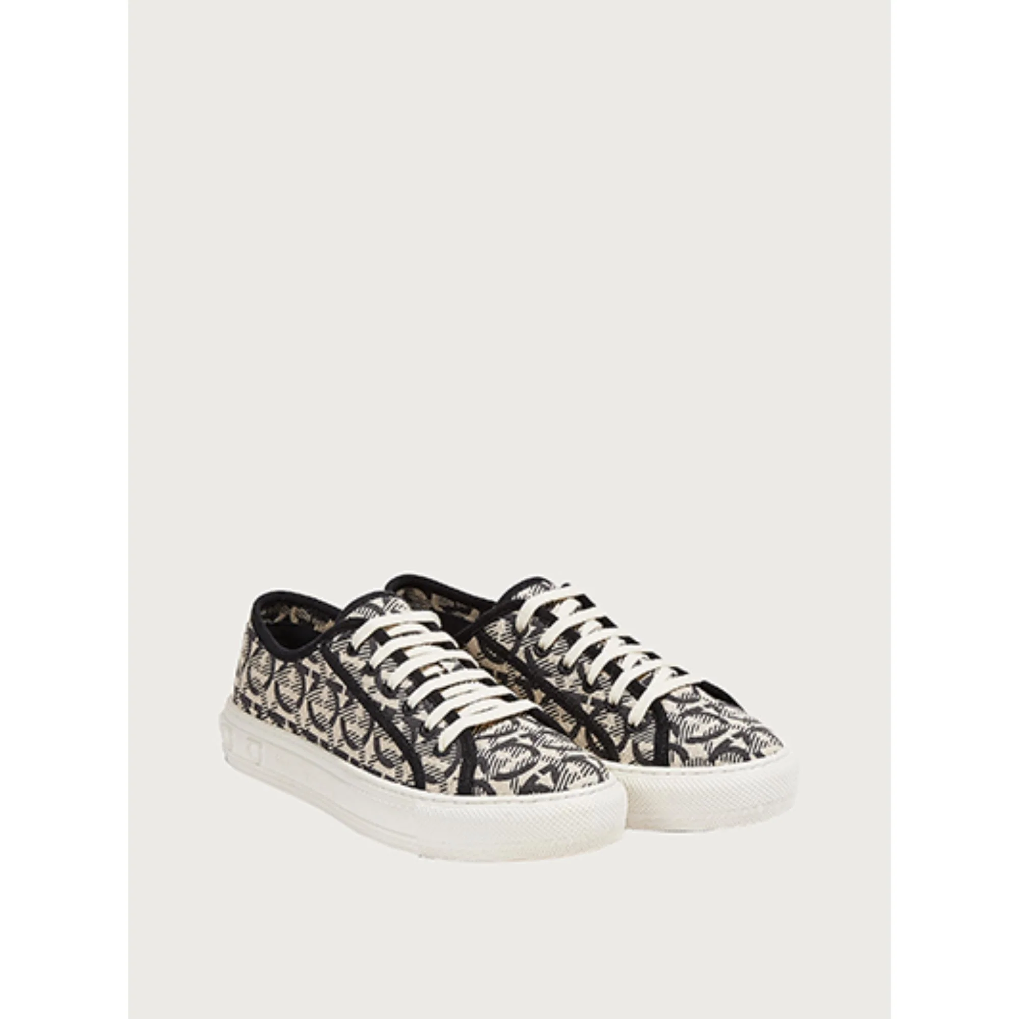 Sneakers - Beige/Black - Image 2