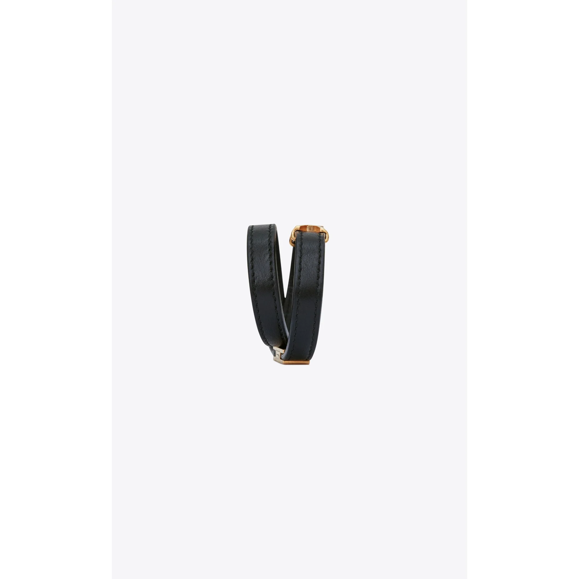 Double Wrap YSL Bracelet - Nero - Image 4