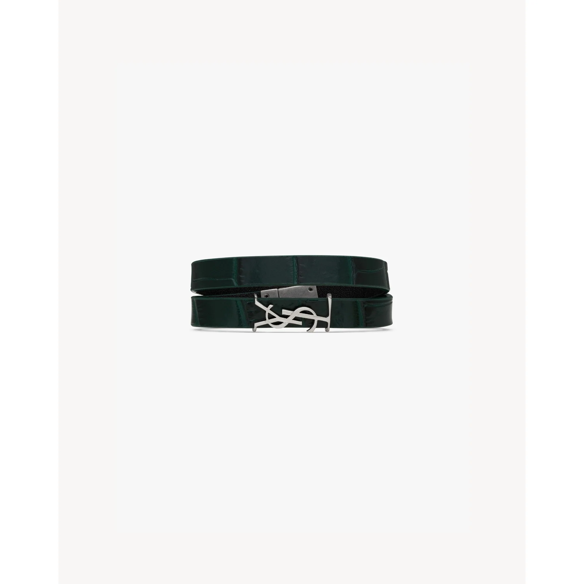 Double Wrap YSL Bracelet - Intense Ivy