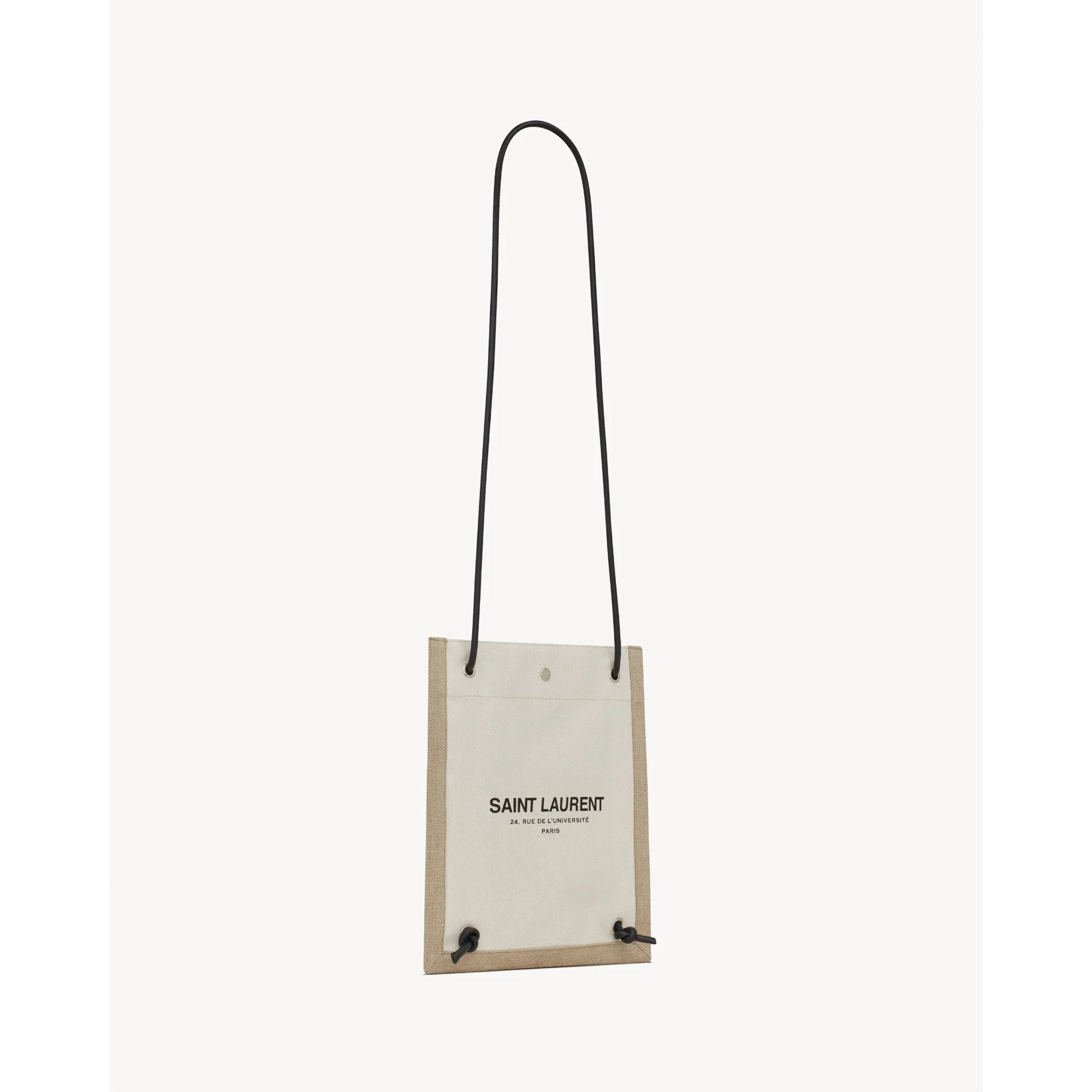 Flat Crossbody - Greggio/Nero - Image 4