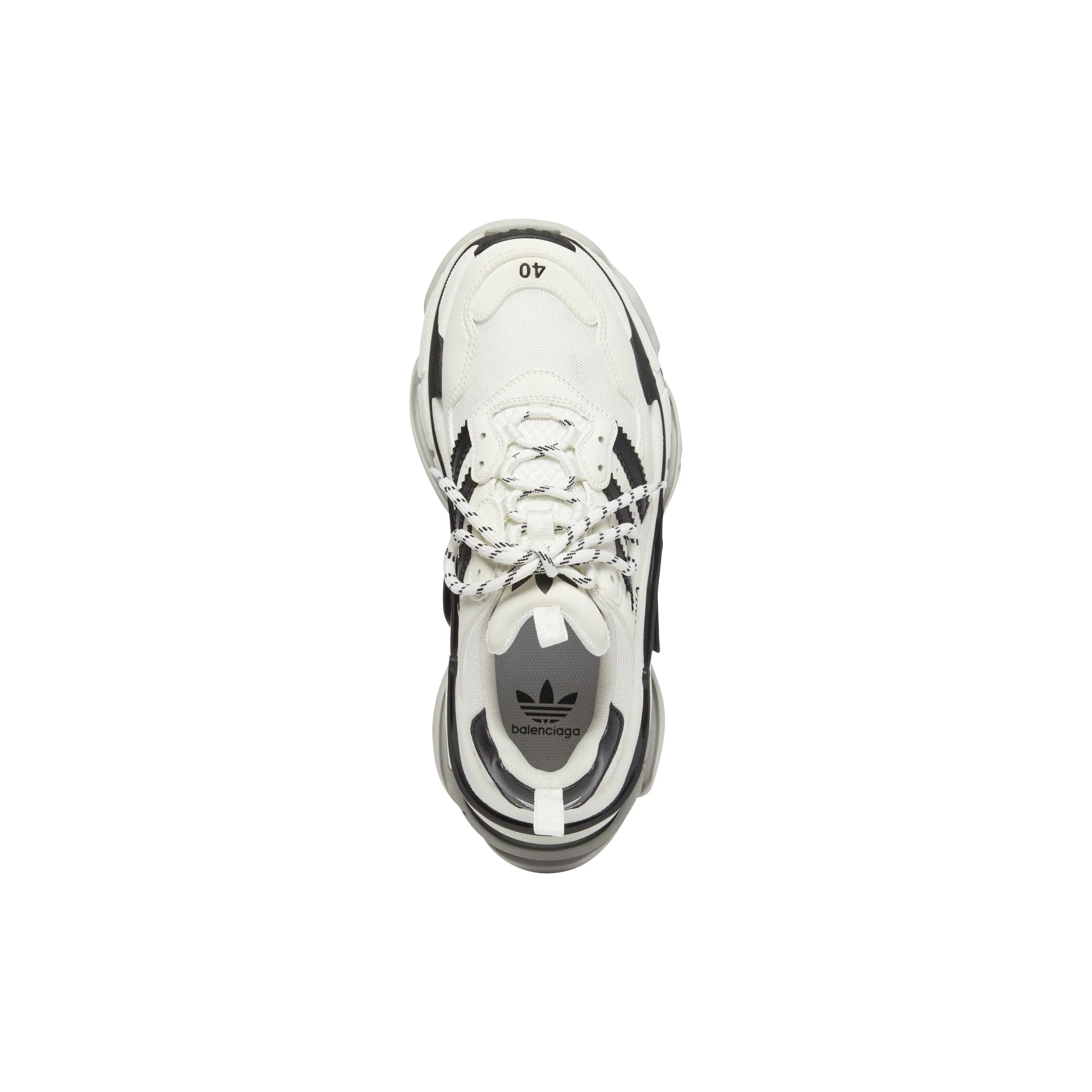 Triple S Four Col Project A/Nw - Wh/Blk/Lg Grey/Grey - Image 3