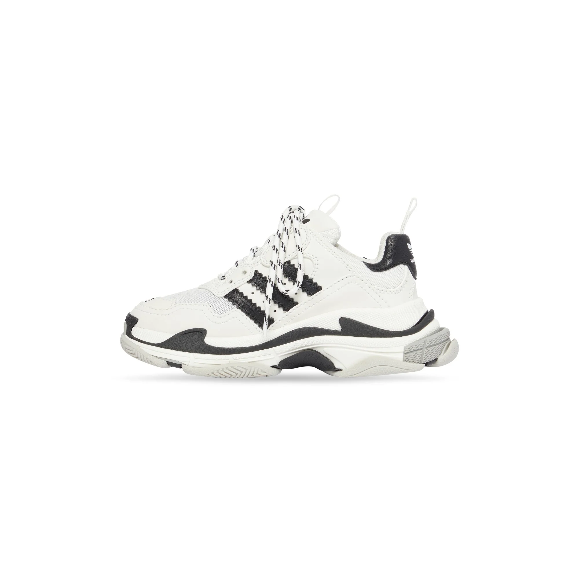 Triple S Four Col Project A/Nw - Wh/Blk/Lg Grey/Grey - Image 9