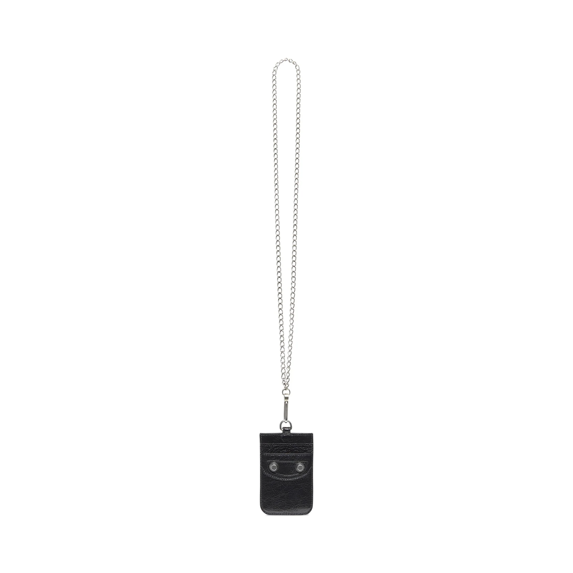 Le Cagole Card Hld W/Ch - Black