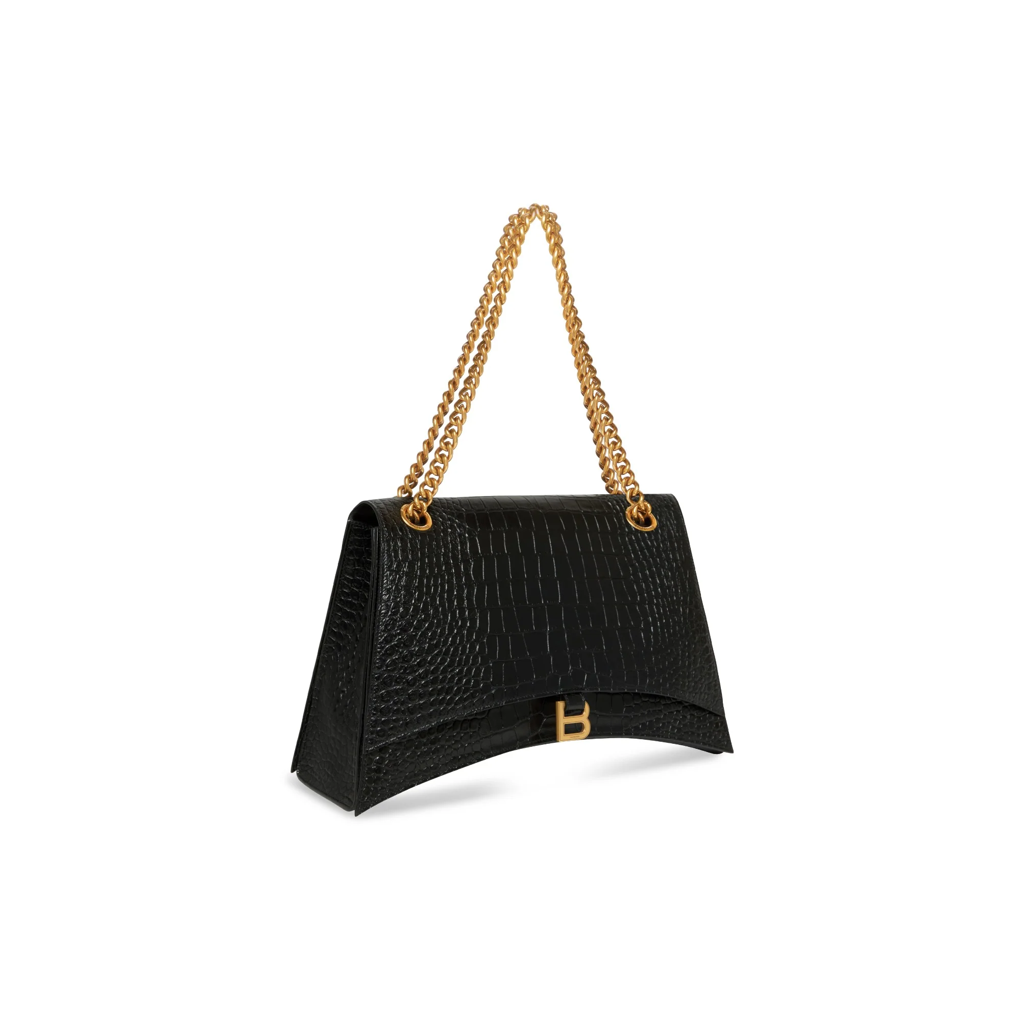 Crush Chain Bag L - Black - Image 5