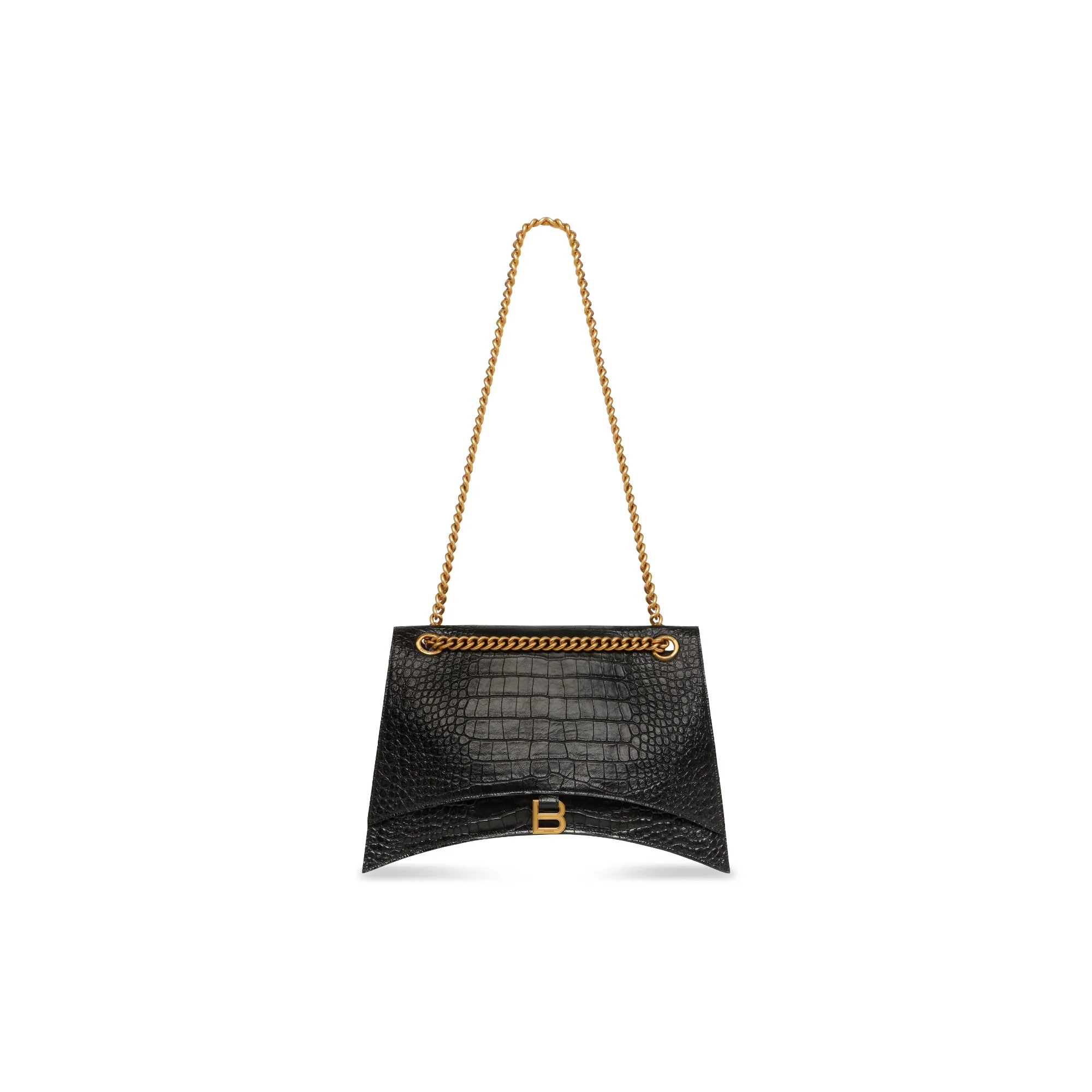 Crush Chain Bag L - Black - Image 6